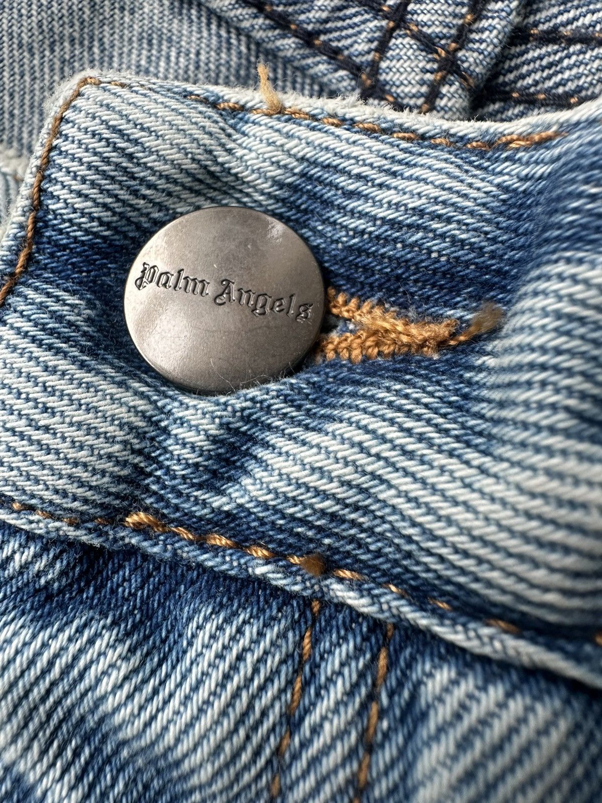 Palm Angels Palm Angels Logo Jeans Size US 36 / EU 52 - 8 Thumbnail