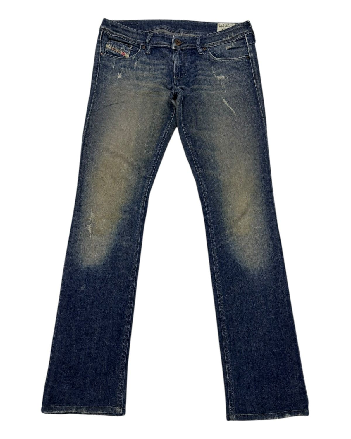 Diesel × Japanese Brand Vintage Diesel Slim Straight Denim Jeans Size US 31 - 1 Thumbnail