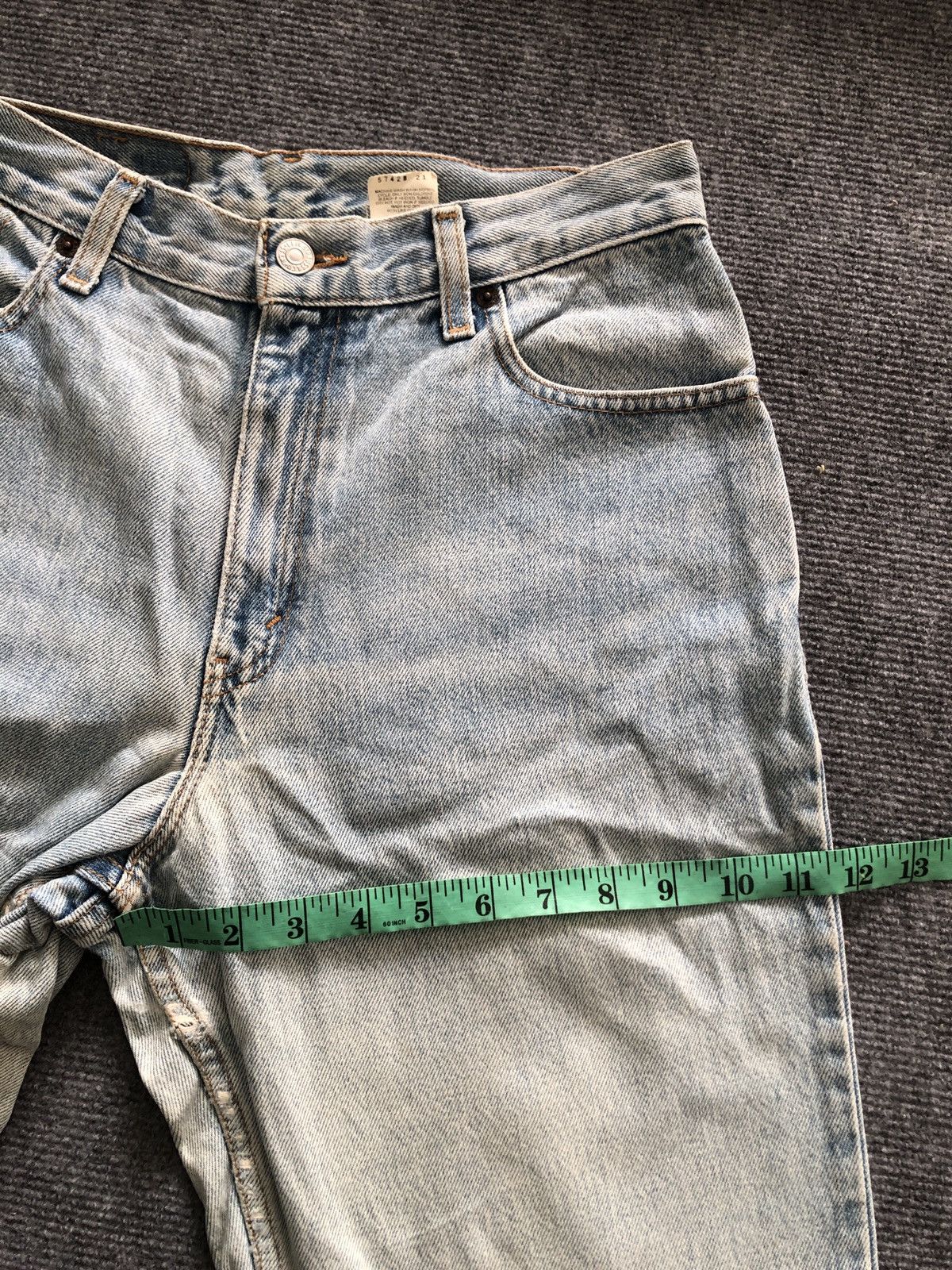 Levi's Light Blue Vintage Levis 550 Relaxed Fit Tapered Leg 28x30.5 Size 28" / US 6 / IT 42 - 13 Thumbnail