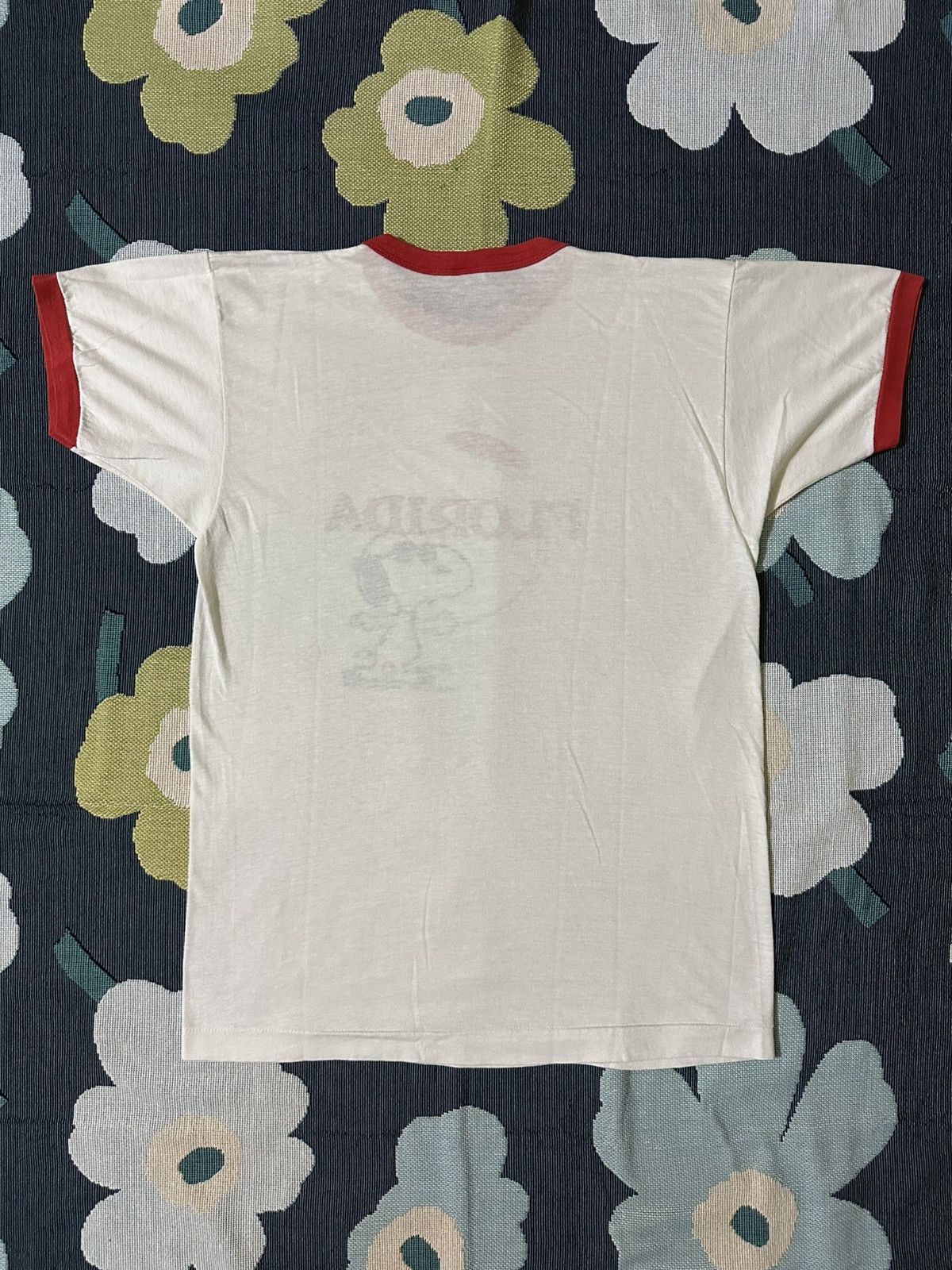 Champion Vintage 70s Snoopy Champion Ringer Tee (FLORIDA) Size US S / EU 44-46 / 1 - 4 Thumbnail