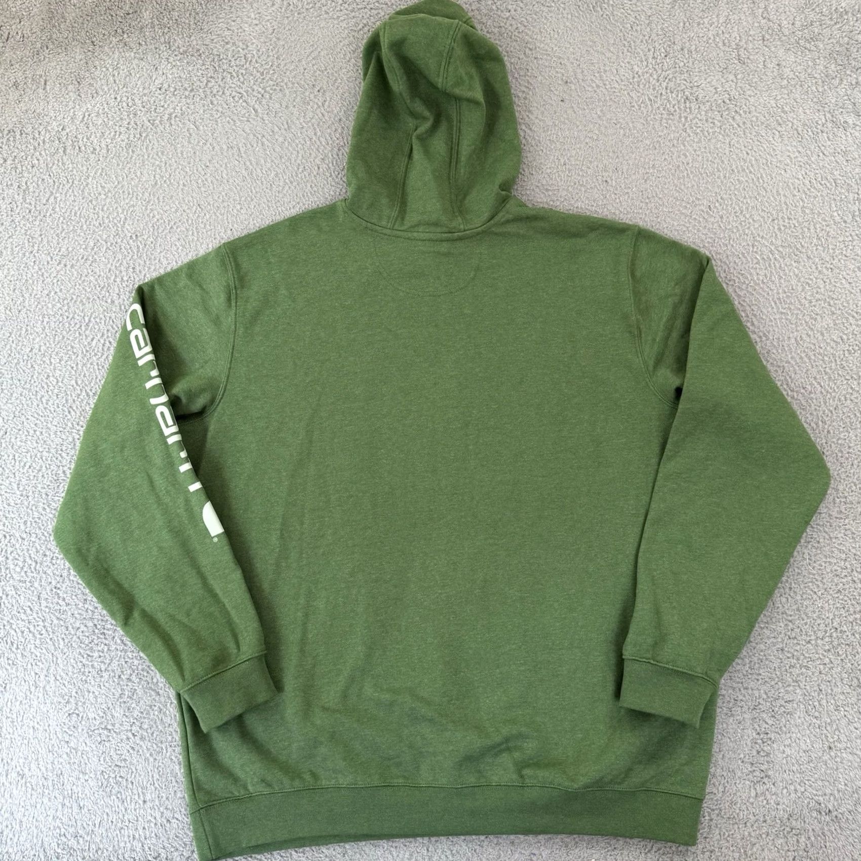 Carhartt Vintage Carhartt Sweatshirt Men 2XL Green Hoodie Loose Original Fit Fleece Work Outdoor Size US XXL / EU 58 / 5 - 7 Thumbnail