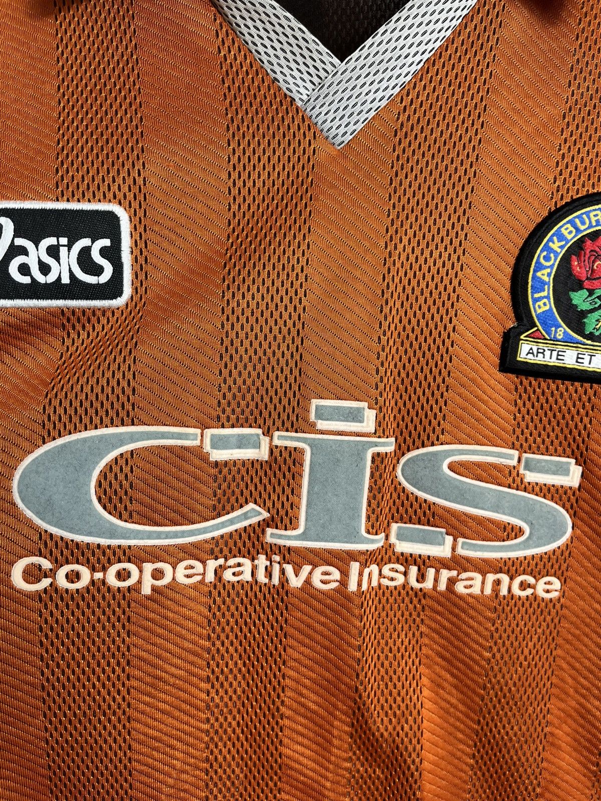 Asics Blackburn Rovers Away Football Shirt 1997 1998 Adults Asics Size US L / EU 52-54 / 3 - 3 Thumbnail