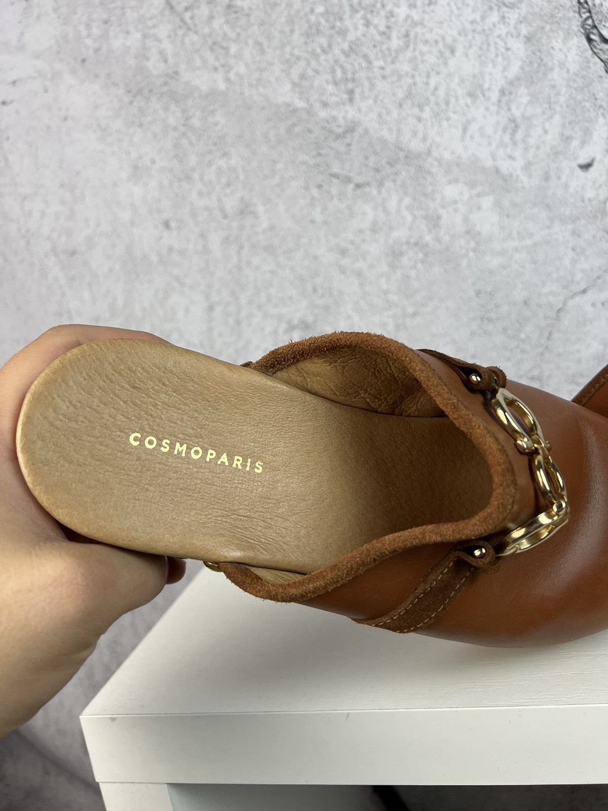 Other Cosmo Paris slip on brown leather boots shoes Size US 11 / IT 41 - 3 Thumbnail