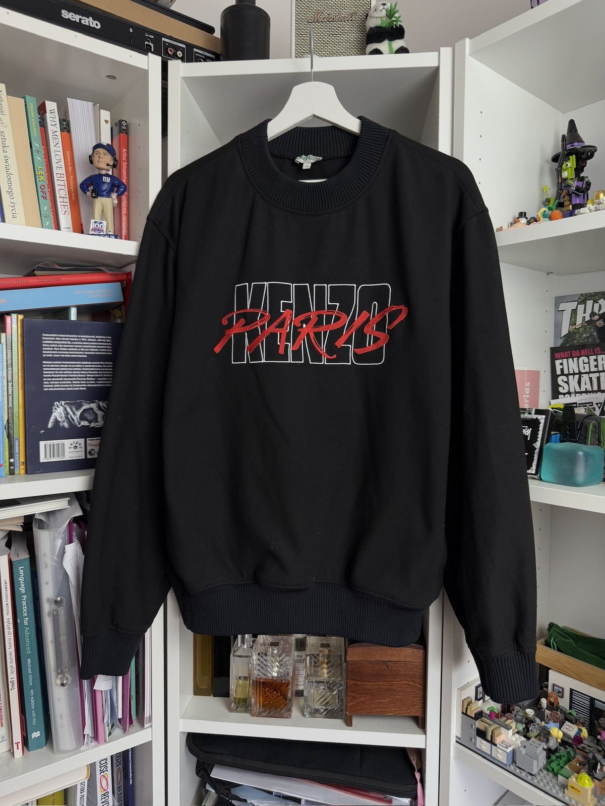 Designer × Kenzo Kenzo big logo baggy sweatshirt S designer luxury classy Size US S / EU 44-46 / 1 - 1 Thumbnail