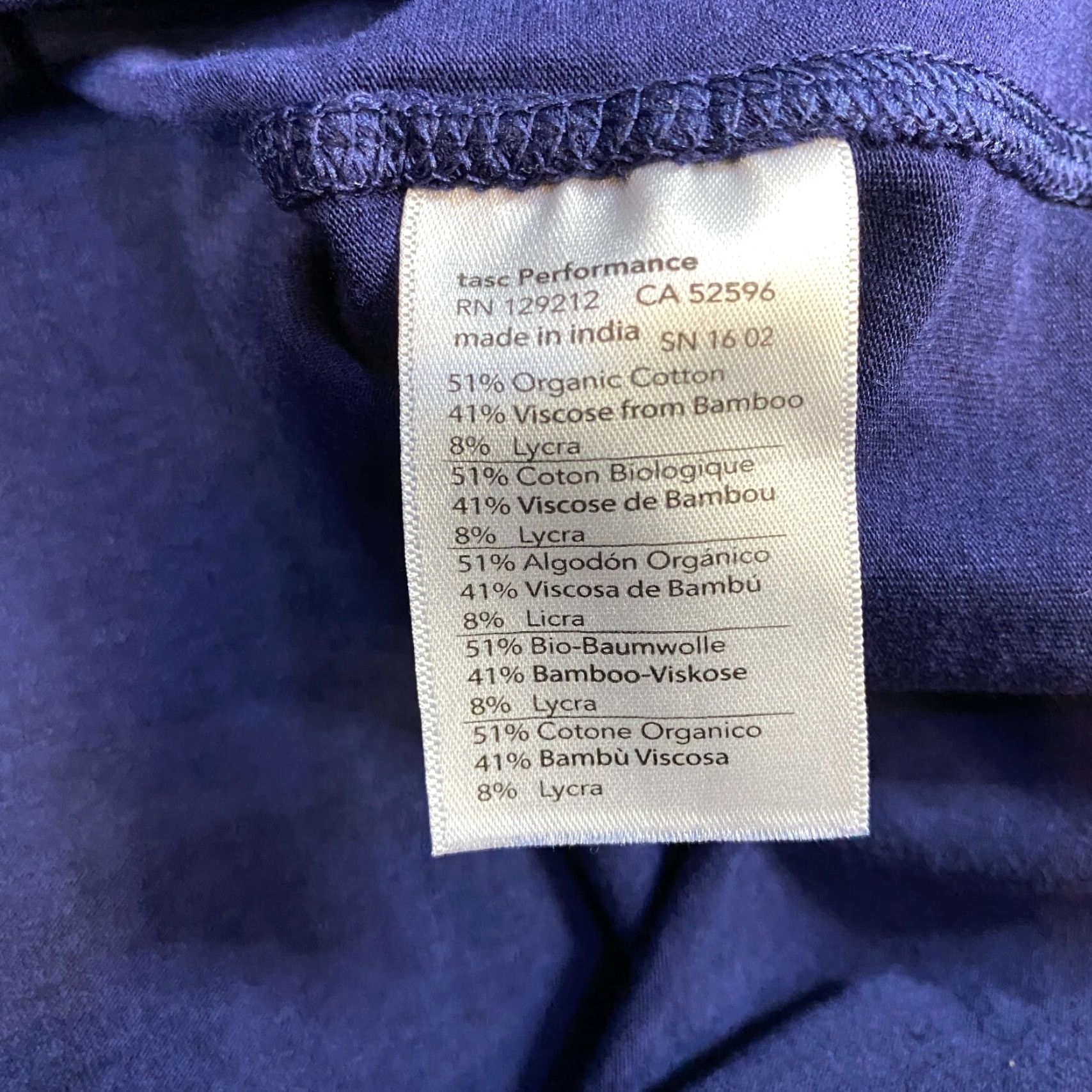 Vintage Tasc Shirt XL Blue Solid 1/4 Zip Pullover Long Sleeve Bamboo Cotton Organic Knit Blended Fabric Men Activewear Pullover 1/4 Zip Sports Size US XL / EU 56 / 4 - 3 Thumbnail