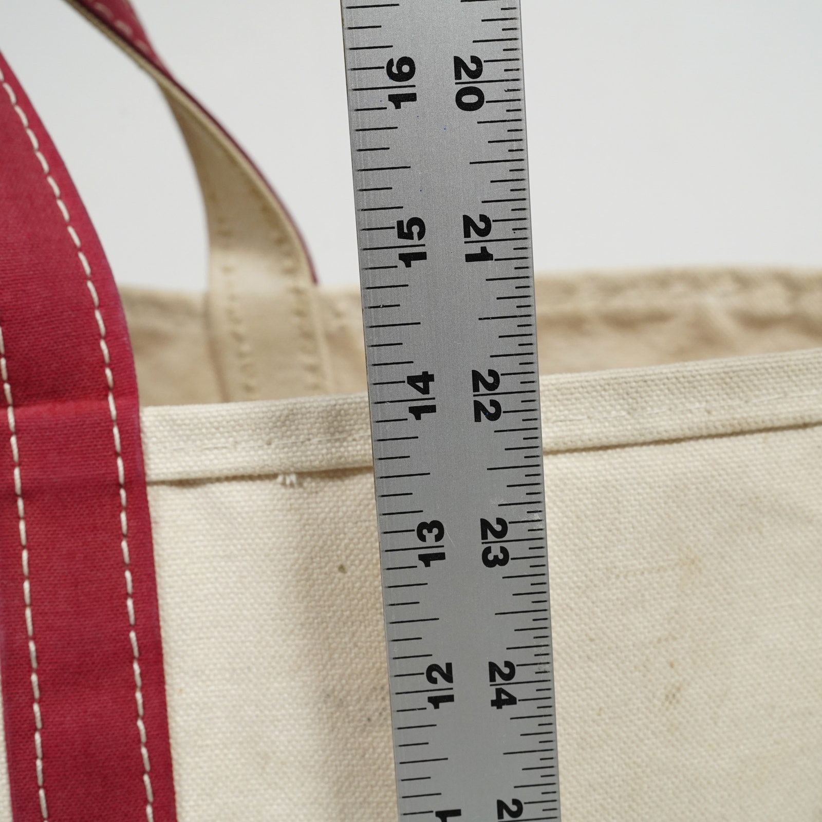 L.L. Bean Vintage 1980s L.L. Bean Boat and Tote Canvas Bag USA Rare Size ONE SIZE - 12 Thumbnail
