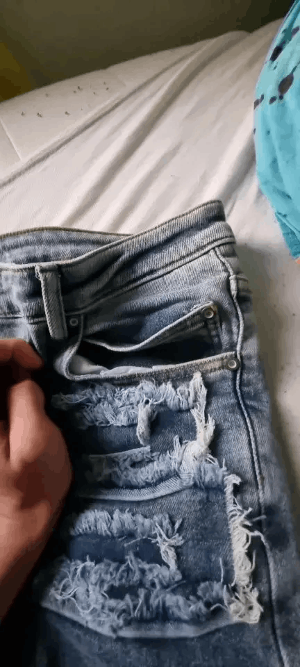 Japanese Brand × Jean Hip Hop Loose Denim Trousers Vibe Style Size US 30 / EU 46 - 7 Thumbnail