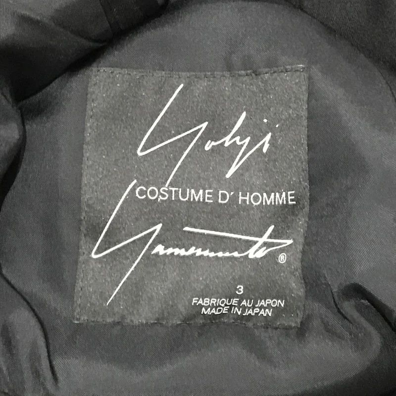 Yohji Yamamoto Yohji Yamamoto COSTUME D’HOMME 3B tailored jacket Size US L / EU 52-54 / 3 - 6 Thumbnail
