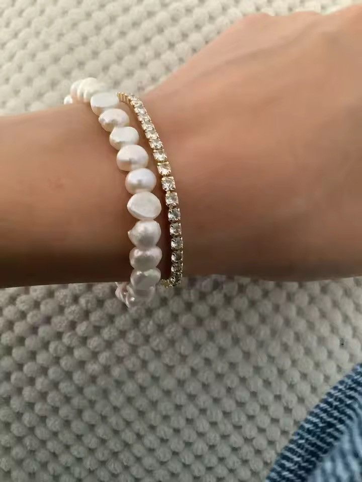 Jewelry DIAMOND Iced Out Bracelet Link 16 cm Size ONE SIZE - 2 Thumbnail