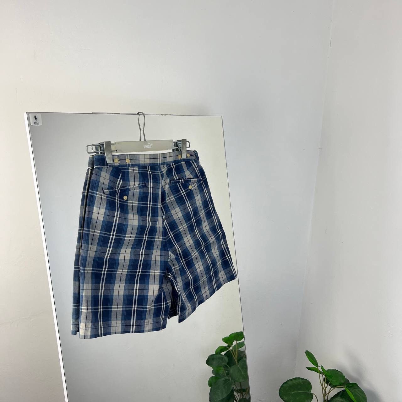 Vintage Vintage Y2K Nike Court Checkered Chino Shorts Size US 32 / EU 48 - 2 Thumbnail