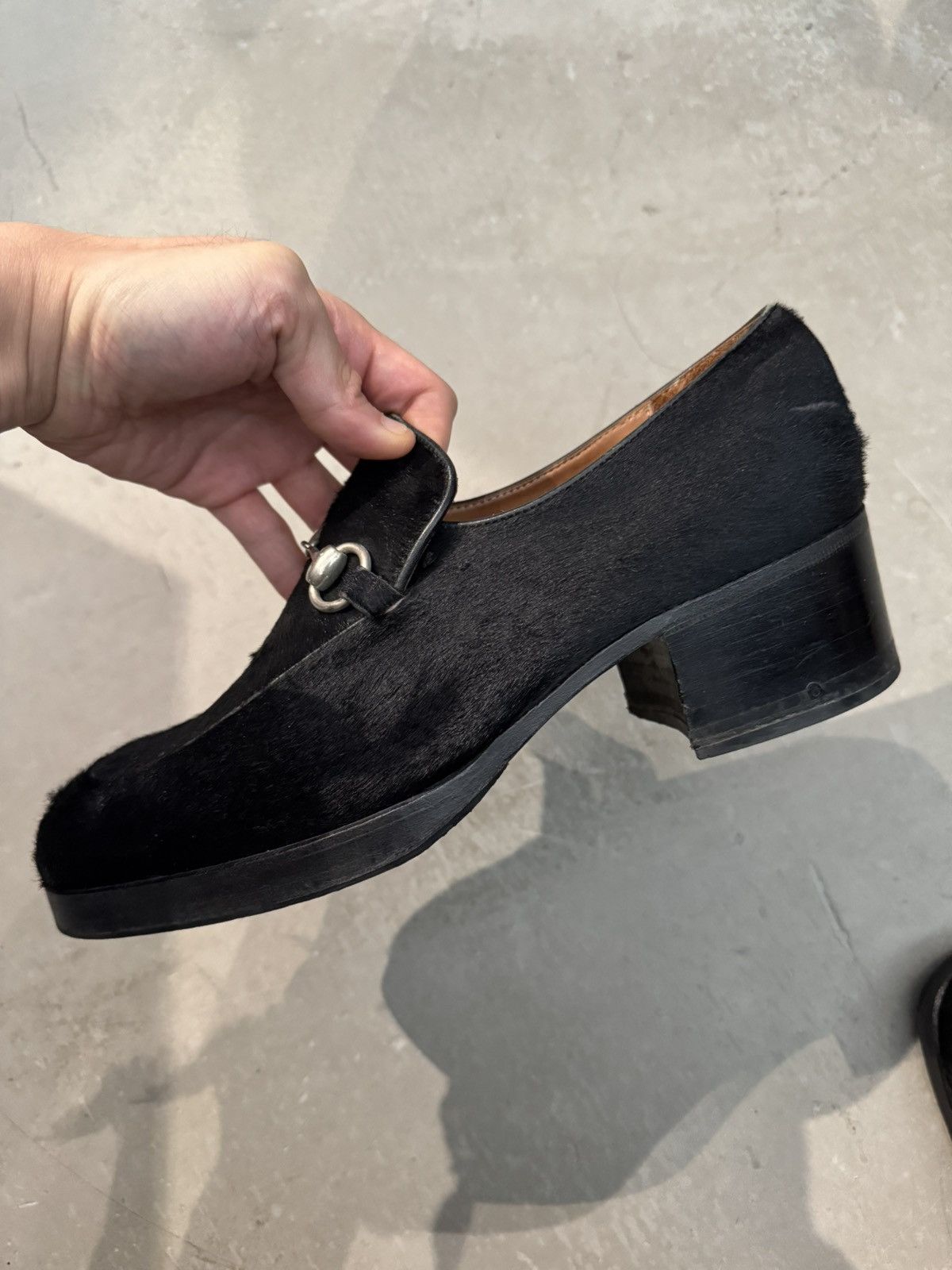 Gucci Horse Leather Loafers