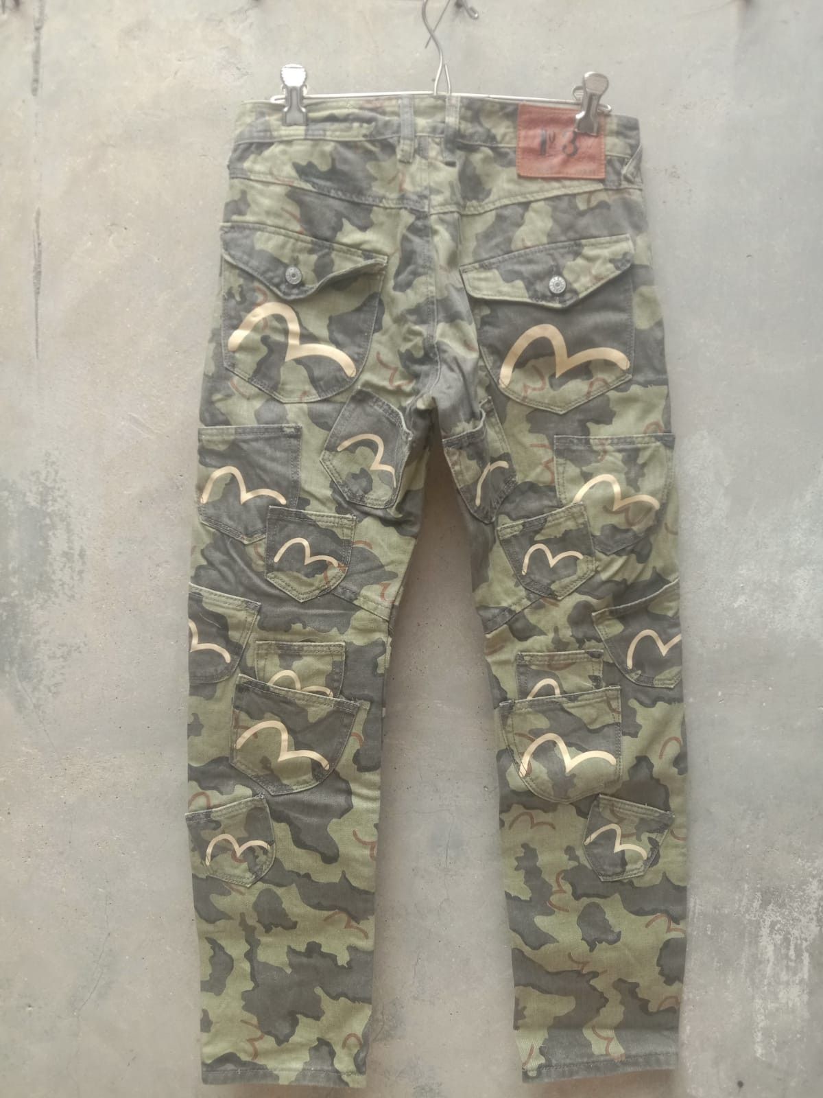 Image of Denim Evisu Camo Multipocket, Men's (Size 30)