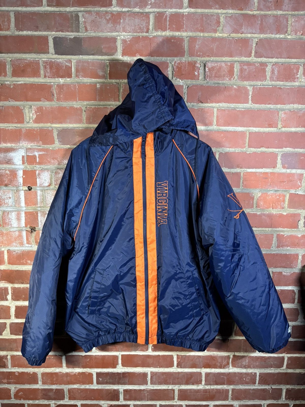 Starter VTG Y2k Starter Jacket University of Virginia Cavaliers L Size US L / EU 52-54 / 3 - 1 Thumbnail