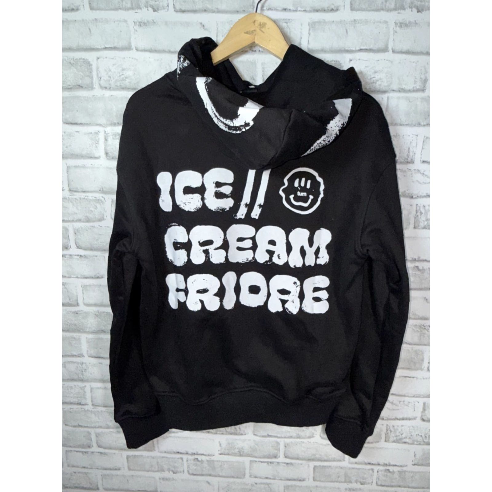 Vintage TURN APPAREL Ice Cream Fridae ALL OVER PRINT HOODIE Mens S Size US S / EU 44-46 / 1 - 7 Thumbnail