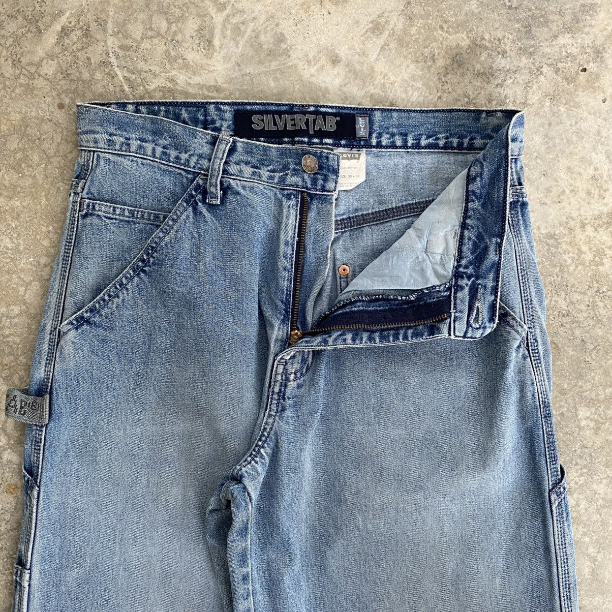 Vintage 90’s Levis Silvertab Carpenter Work Baggy Jeans