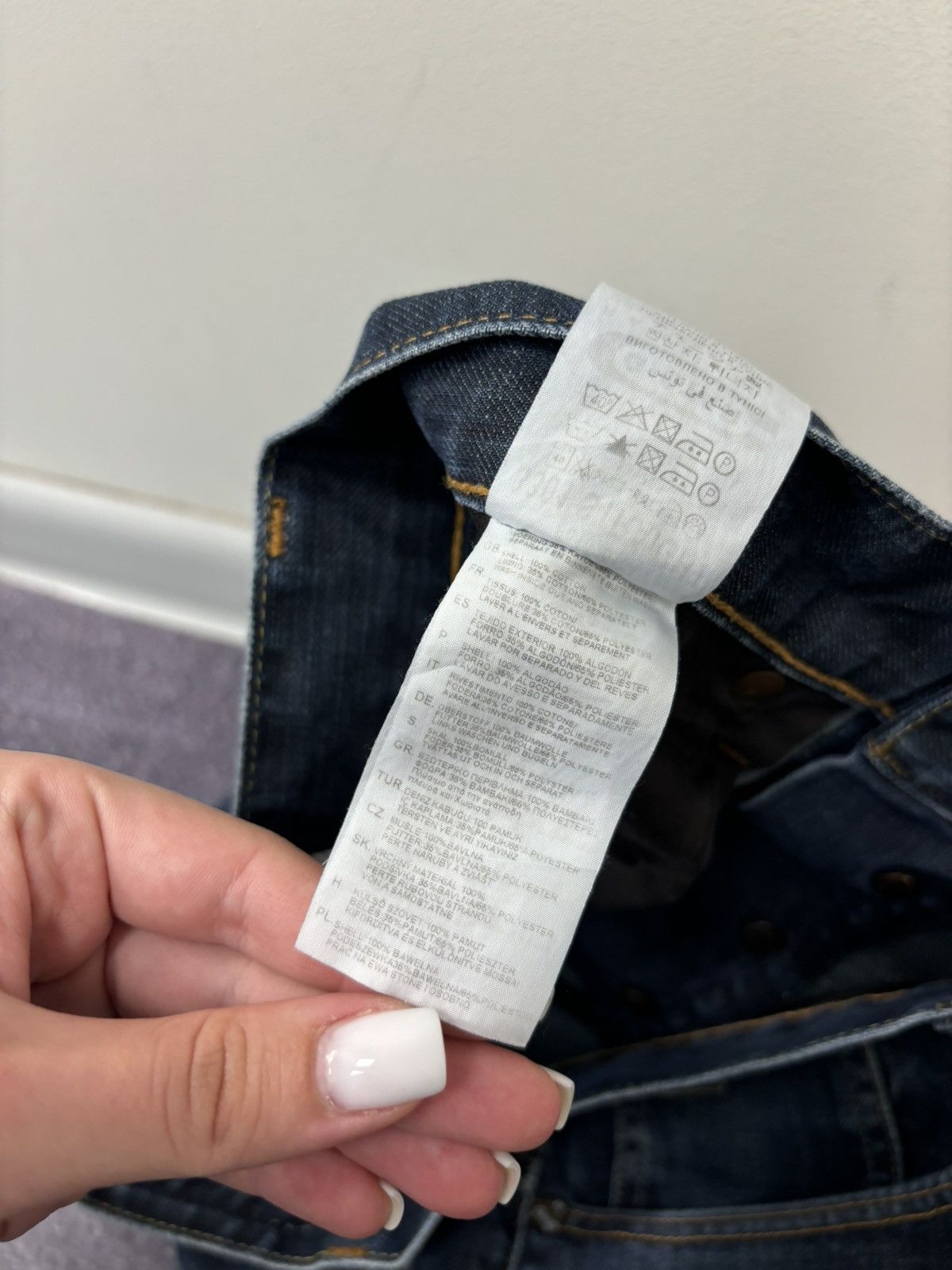 G-Star Vintage G-Star Raw Avant Garde Hype Blue Denim Biker Jeans Size US 33 - 16 Thumbnail