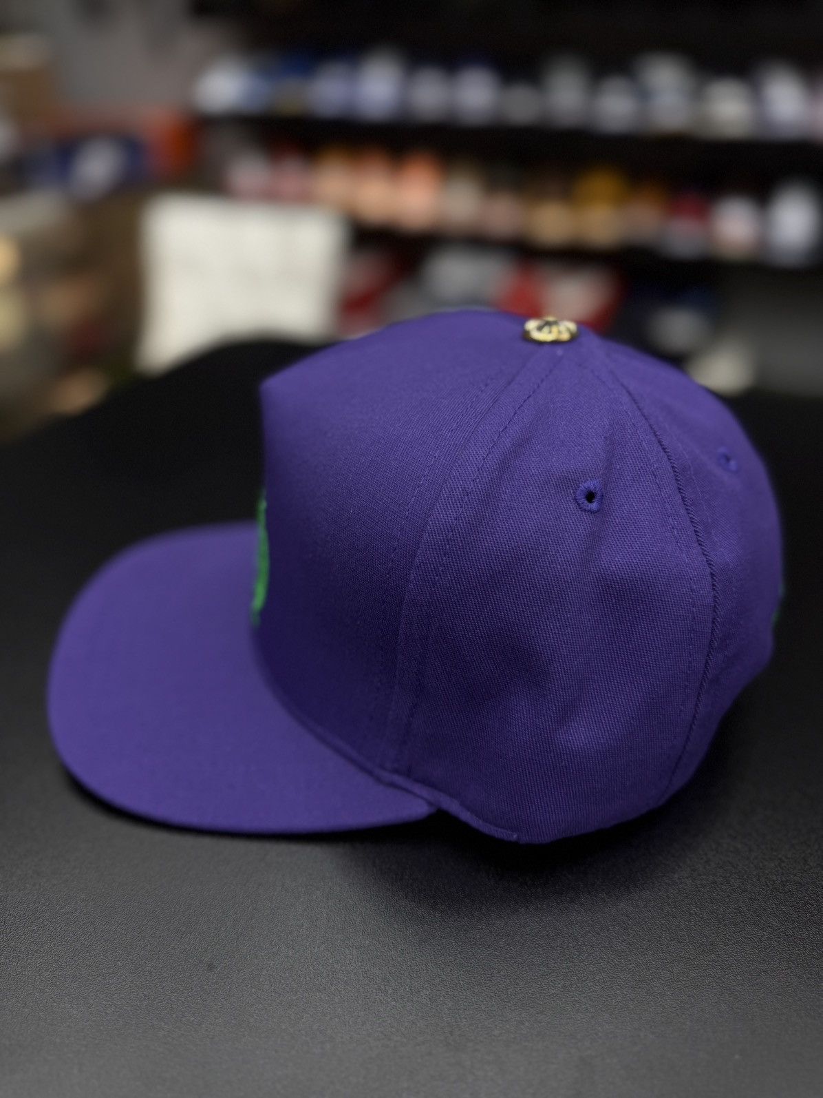 Chrome Hearts Chrome Hearts Purple/Green Logo SnapBack New Size ONE SIZE - 4 Thumbnail