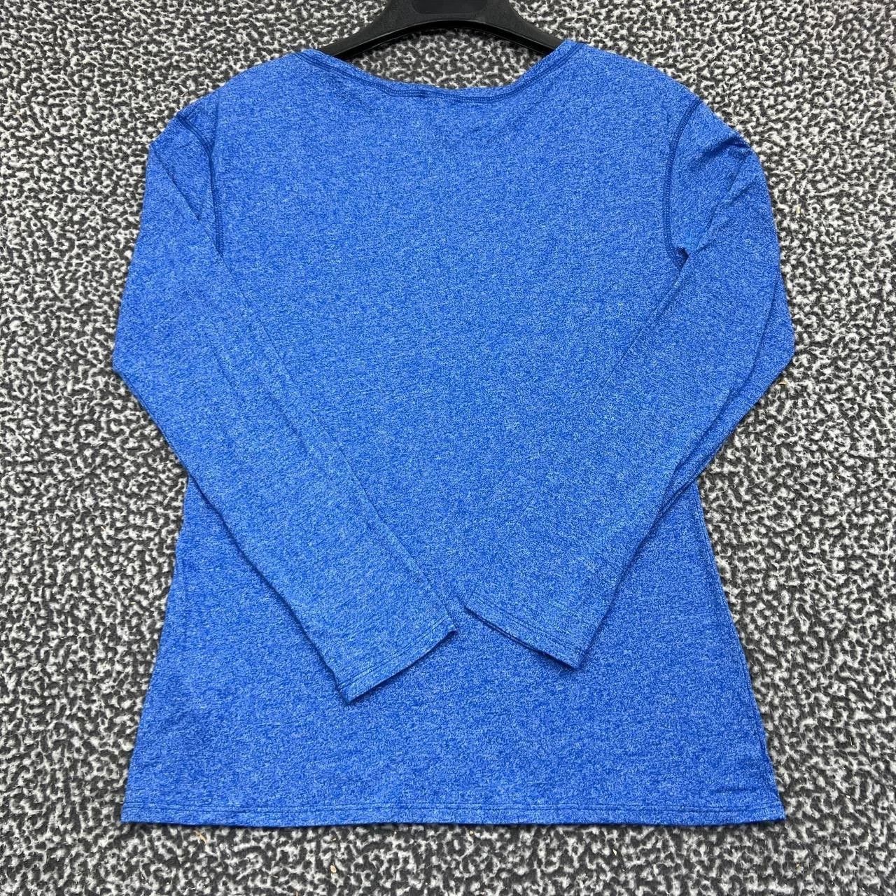 Adidas Kansas Jayhawks Shirt Women Long Sleeve Round Neck New S Size S / US 4 / IT 40 - 2 Thumbnail