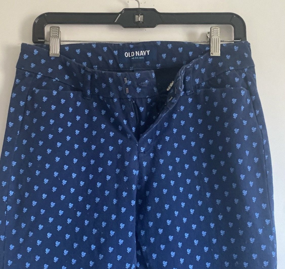 Old Navy OLD NAVY PRINTED MID RISE STRETCH ANKLE PANTS Size 28" / US 6 / IT 42 - 7 Thumbnail