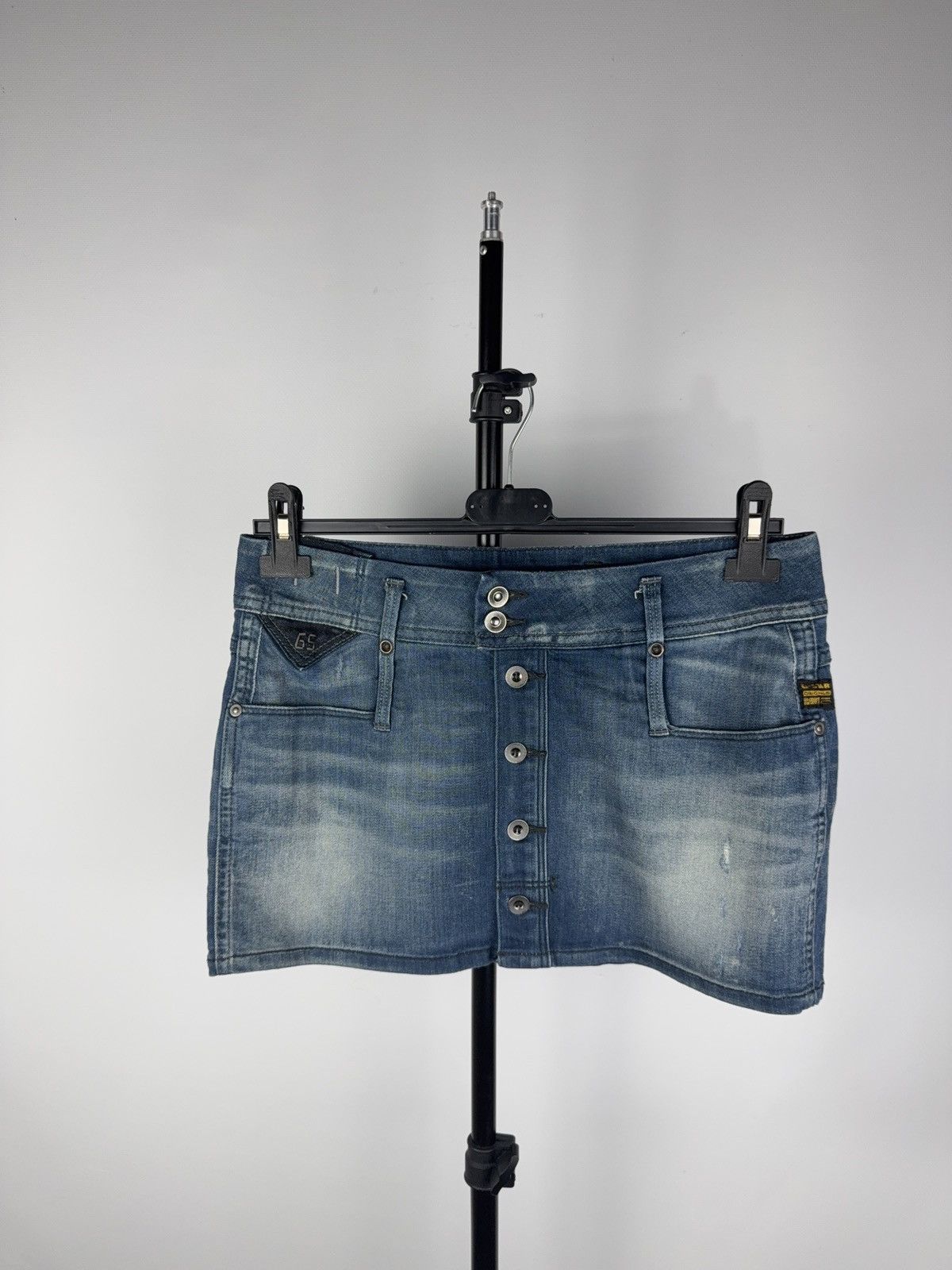 G-Star × If Six Was Nine Vintage Y2K G STAR RAW Japanese Casual Mini Skirt 90s Style Size 27" / US 4 / IT 40 - 1 Thumbnail