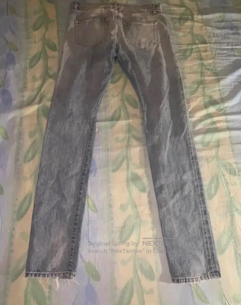 Saint Laurent Paris Saint Laurent Paris Wash mud-dyed cut hole denim pants siz Size US 32 / EU 48 - 2 Thumbnail