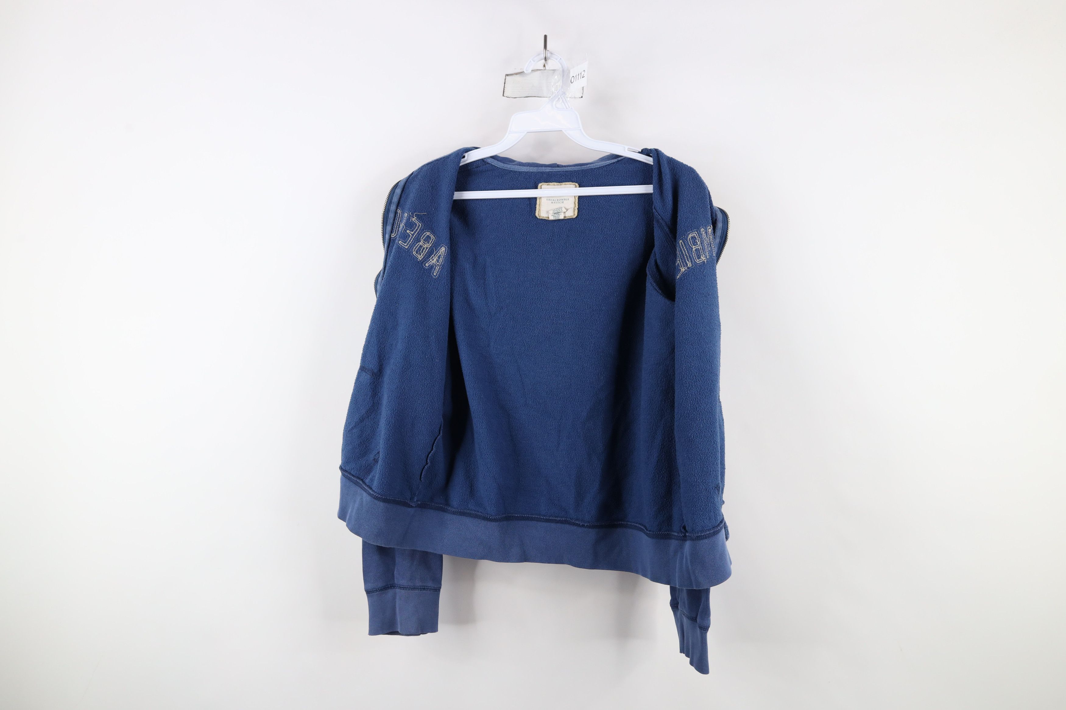 Abercrombie & Fitch × Vintage Vintage Y2K Abercrombie & Fitch Spell Out Full Zip Hoodie Size L / US 10 / IT 46 - 11 Thumbnail