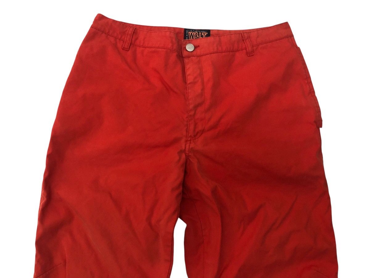 Walter Van Beirendonck RARE 🔥 W. & L.T. ICONIC ORANGE ASYMMETRICAL LEG LENGTH PANT Size US 32 / EU 48 - 3 Thumbnail
