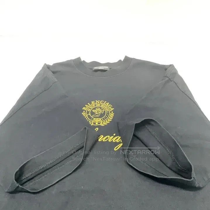 Balenciaga Balenciaga FW22 Logo Black Short Sleeve T. Size US XS / EU 42 / 0 - 8 Thumbnail