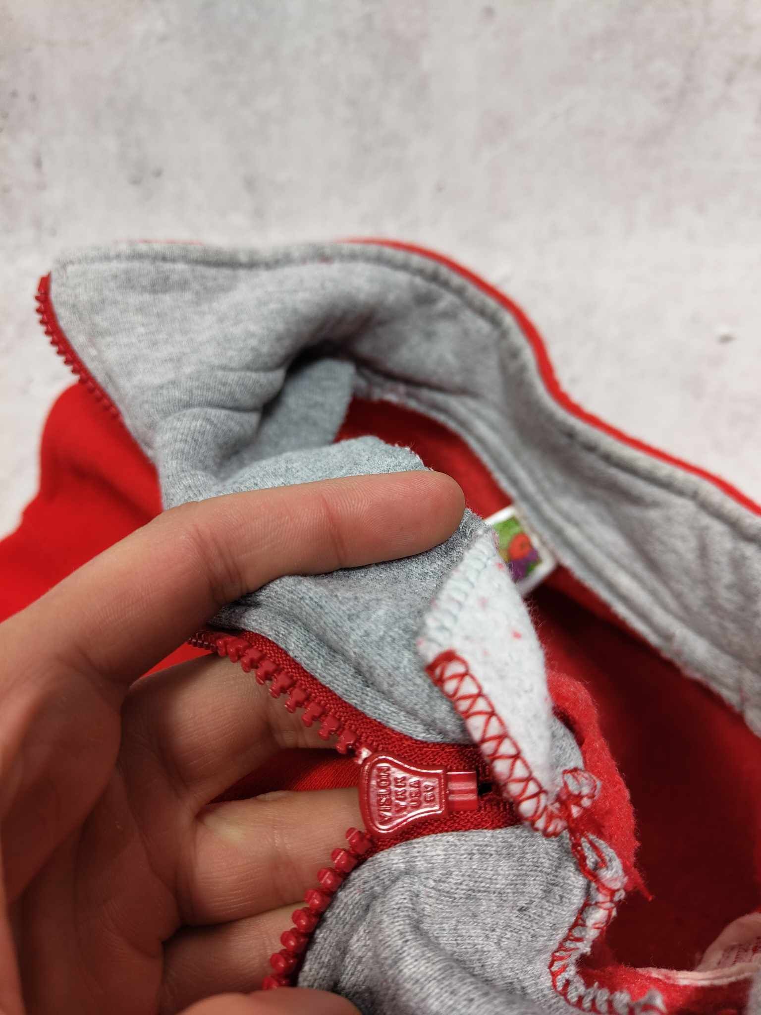 Fruit Of The Loom × Vintage 90s Vintage McDonald's Quarter Zip Sweatshirt promo Size US L / EU 52-54 / 3 - 4 Thumbnail