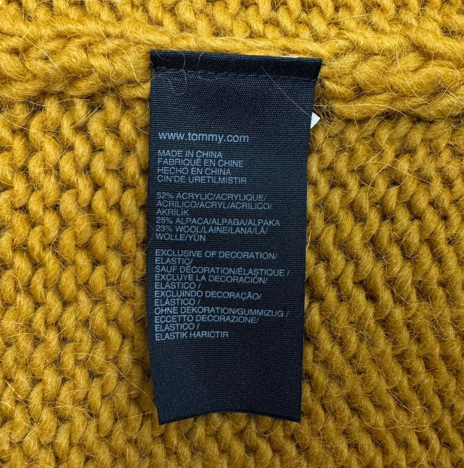 Tommy Hilfiger Tommy Hilfiger Heavy Knit Sweater Alpaca Wool Nylon size L Size L / US 10 / IT 46 - 11 Thumbnail