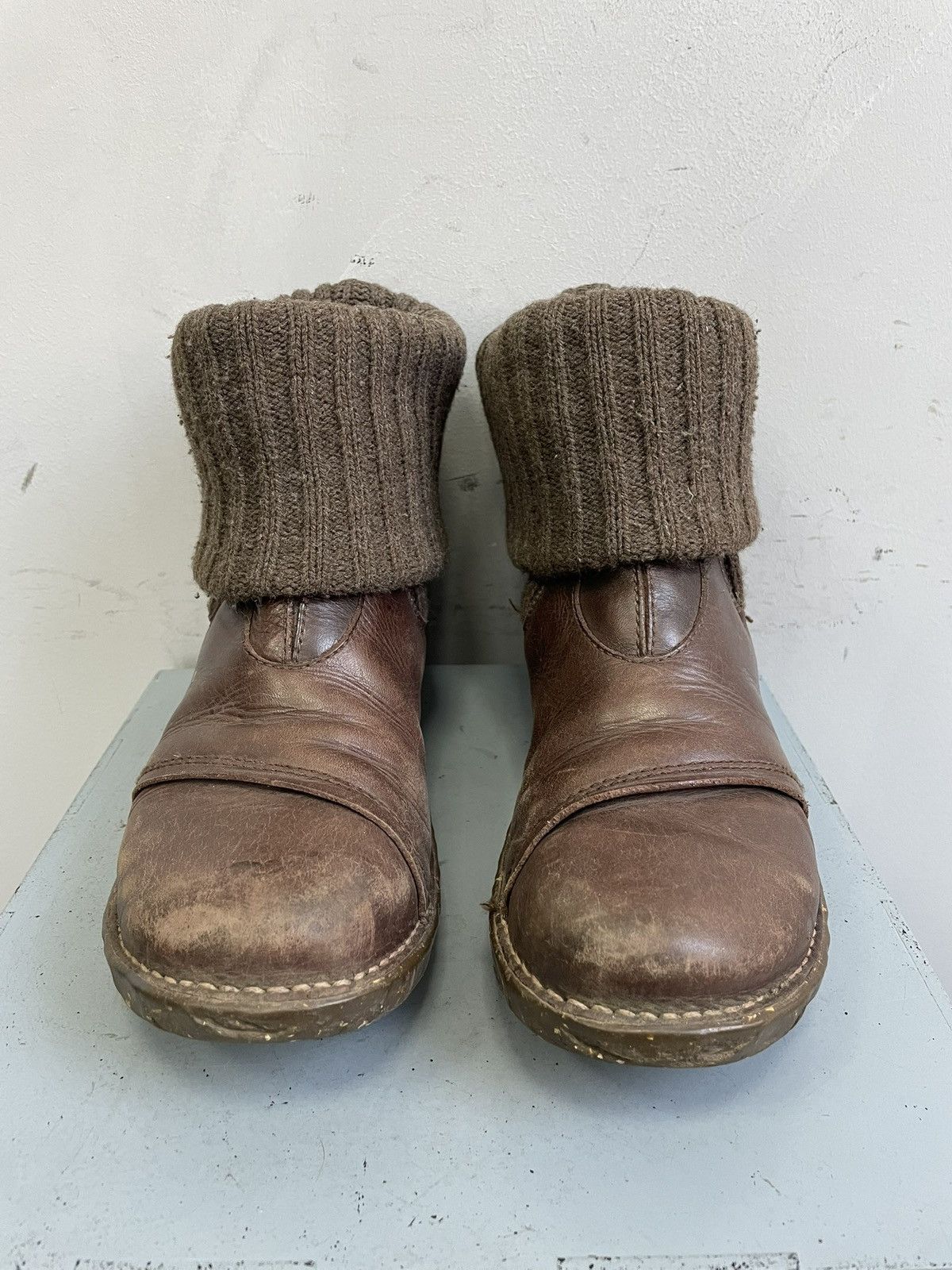 A.S.98 A.S. 98 style ankle Brown Leather Boots japanese y2k Style Size US 8 / EU 41 - 4 Thumbnail