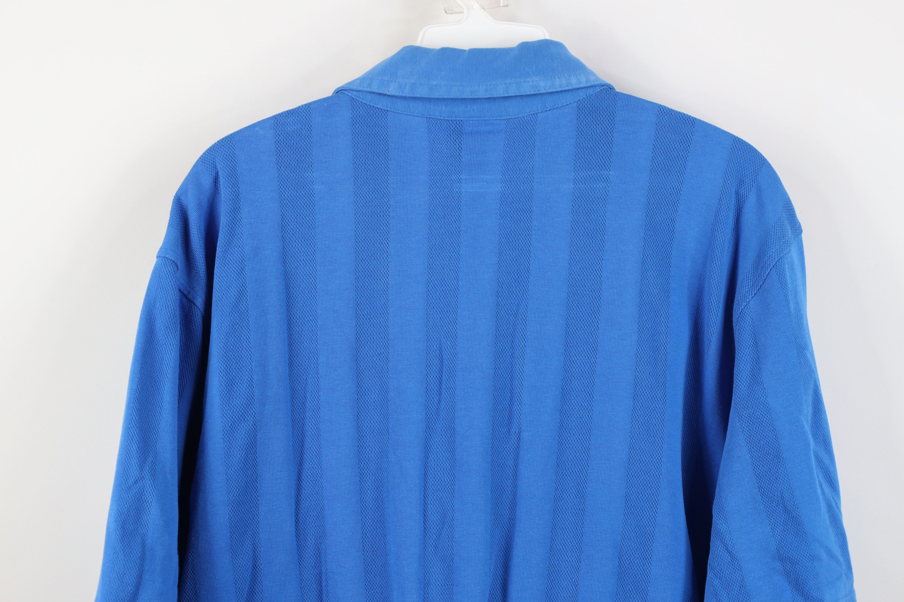 Vintage Vintage 90s Streetwear Vented Striped Pullover Polo Shirt Size US L / EU 52-54 / 3 - 12 Thumbnail