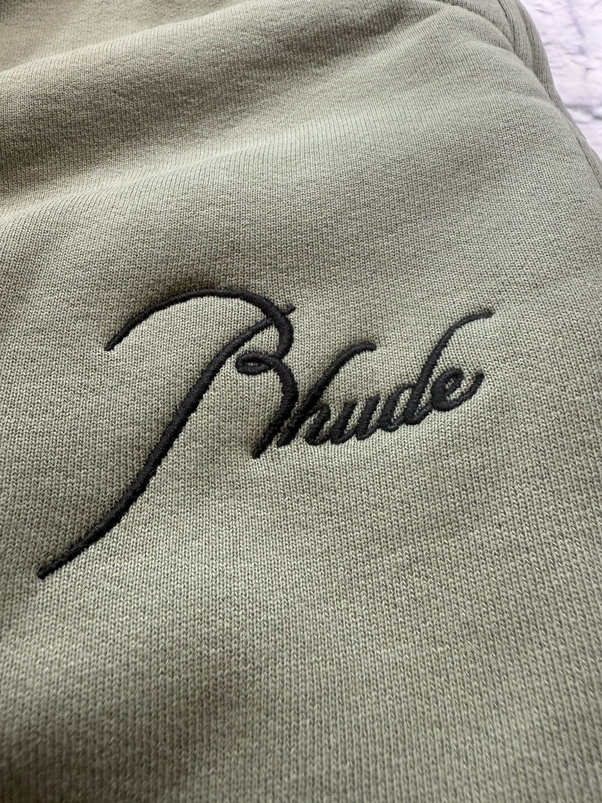 Rhude Rhude Embroidered Classic Sweatpants Sage Olive Oversized Size US 32 / EU 48 - 4 Thumbnail