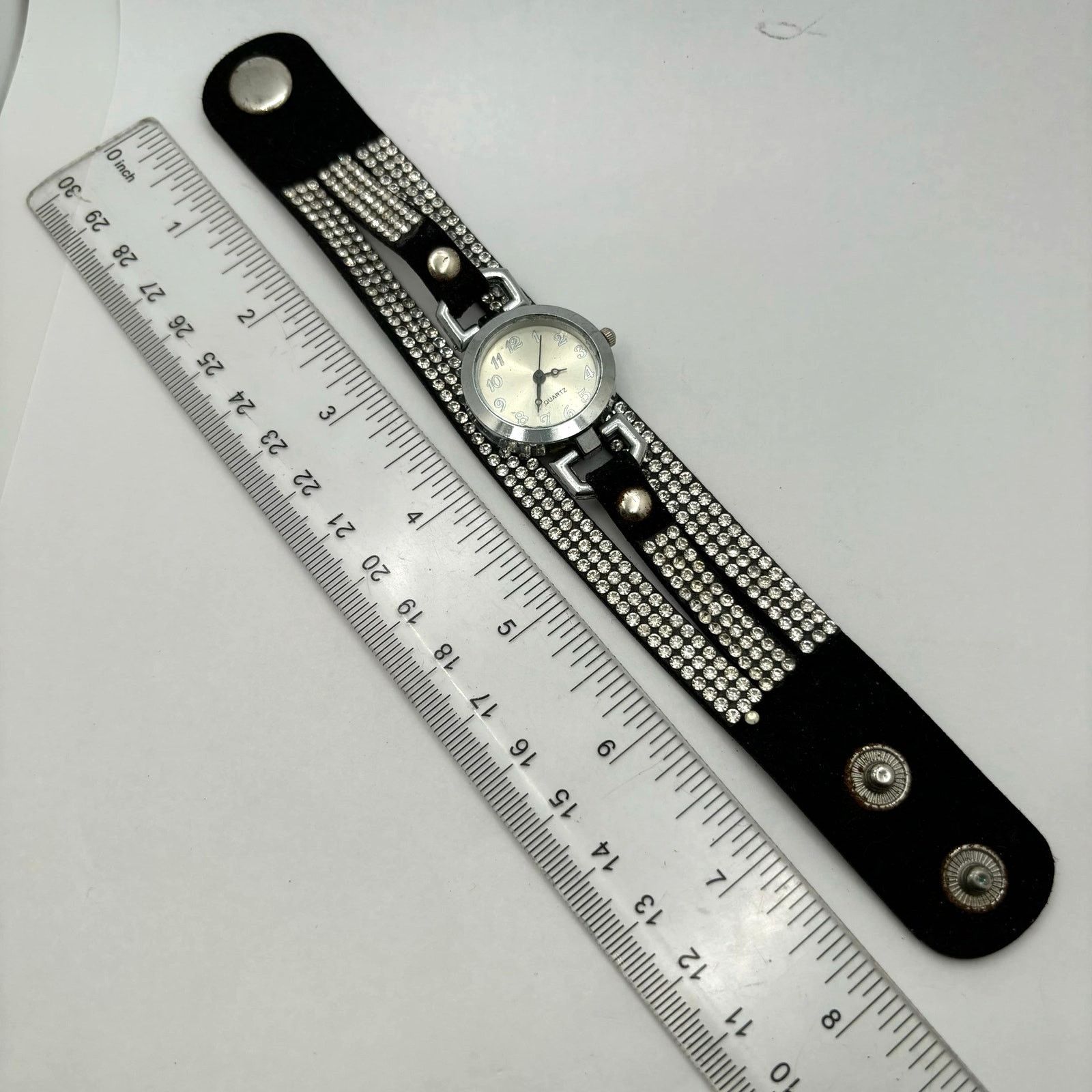Other Silver & Black Rhinestone Watch Size ONE SIZE - 3 Thumbnail