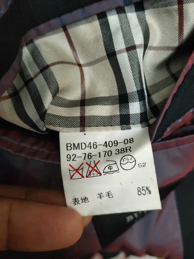 Burberry Burberry Super 120's Blazer Size US S / EU 44-46 / 1 - 11 Thumbnail