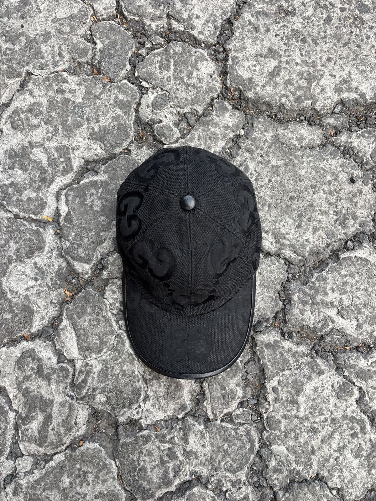Gucci gucci hat jumbo gg monogram black Size ONE SIZE - 1 Thumbnail