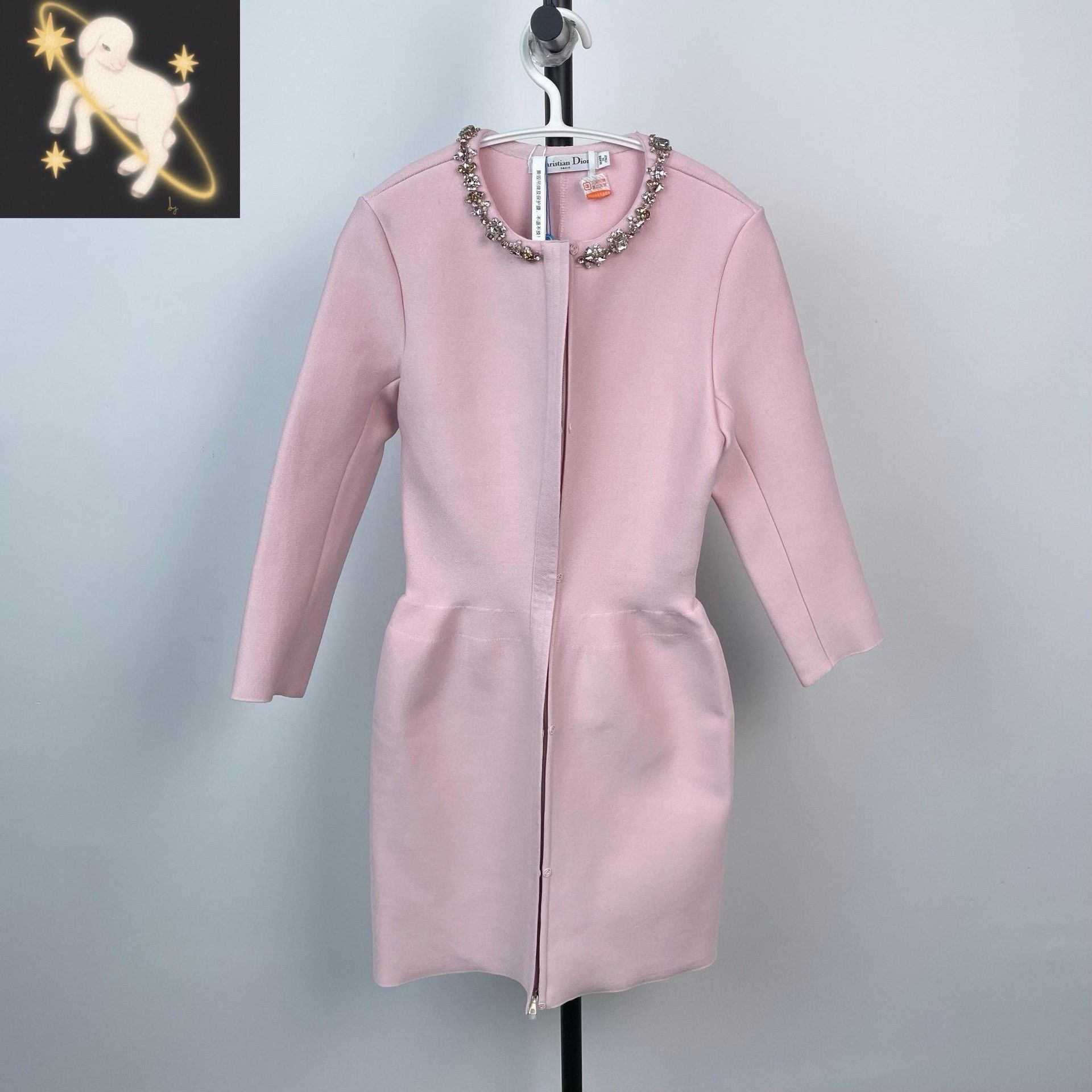 Dior Dior Wool Pink Dress 36 Women Size S / US 4 / IT 40 - 1 Thumbnail