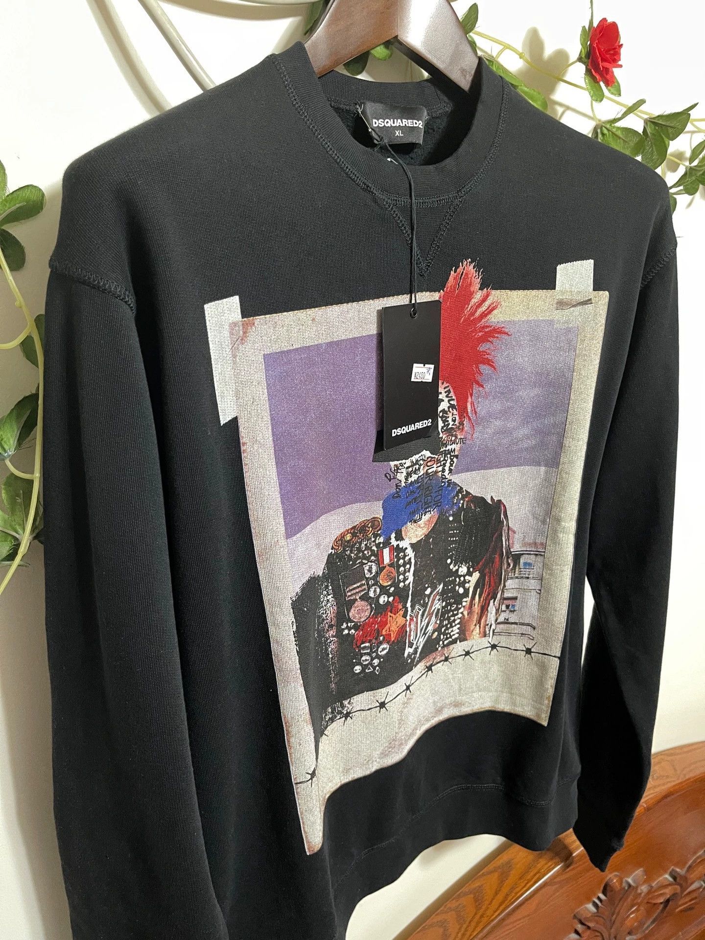 Dsquared2 Dsquared2 D2 Oversized 100% Cotton XL Sweatshirt NWT Size US XL / EU 56 / 4 - 3 Thumbnail