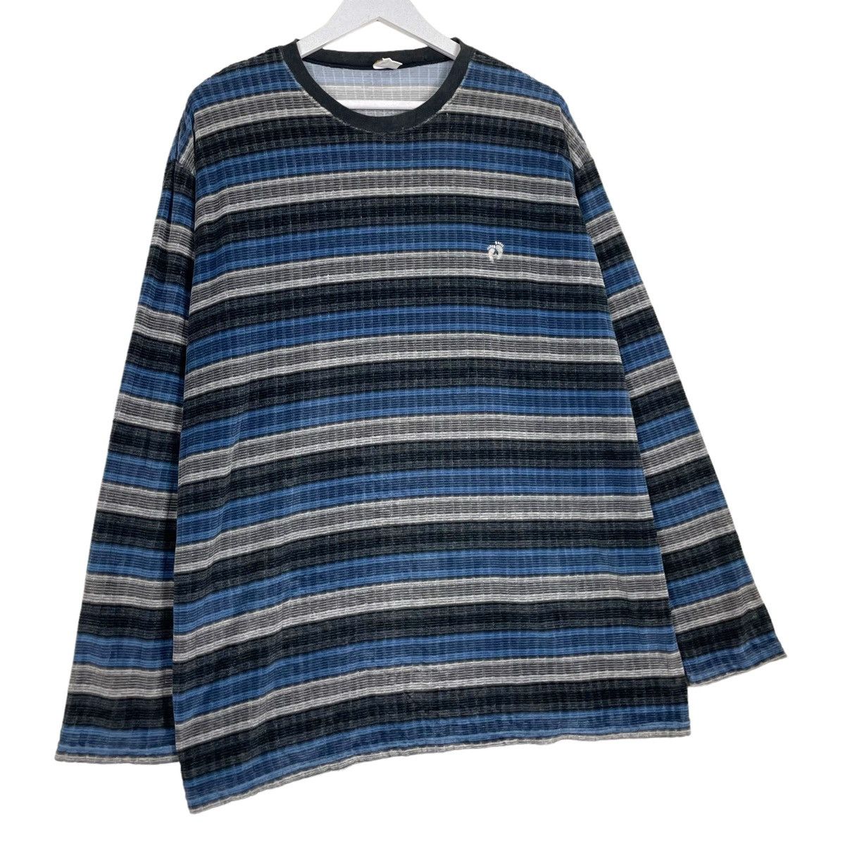 Hang Ten × Vintage 💥80s HANGTEN STRIPED CREWNECK PULLOVER LONGSLEEVE Size US L / EU 52-54 / 3 - 3 Thumbnail