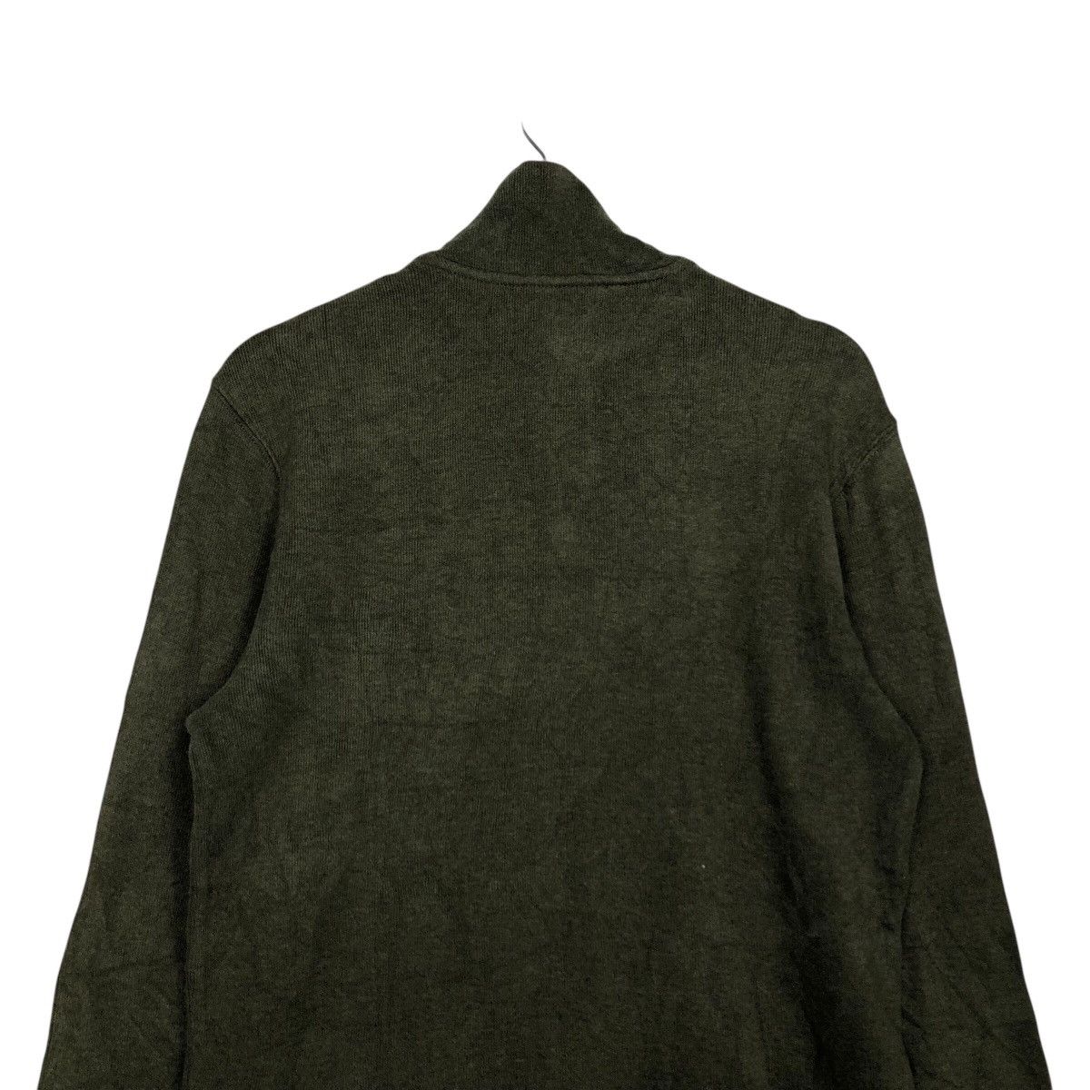 Polo Ralph Lauren 📌Rich Green Vintage Half Zipper Sweater Polo Ralph Lauren Size US M / EU 48-50 / 2 - 10 Thumbnail