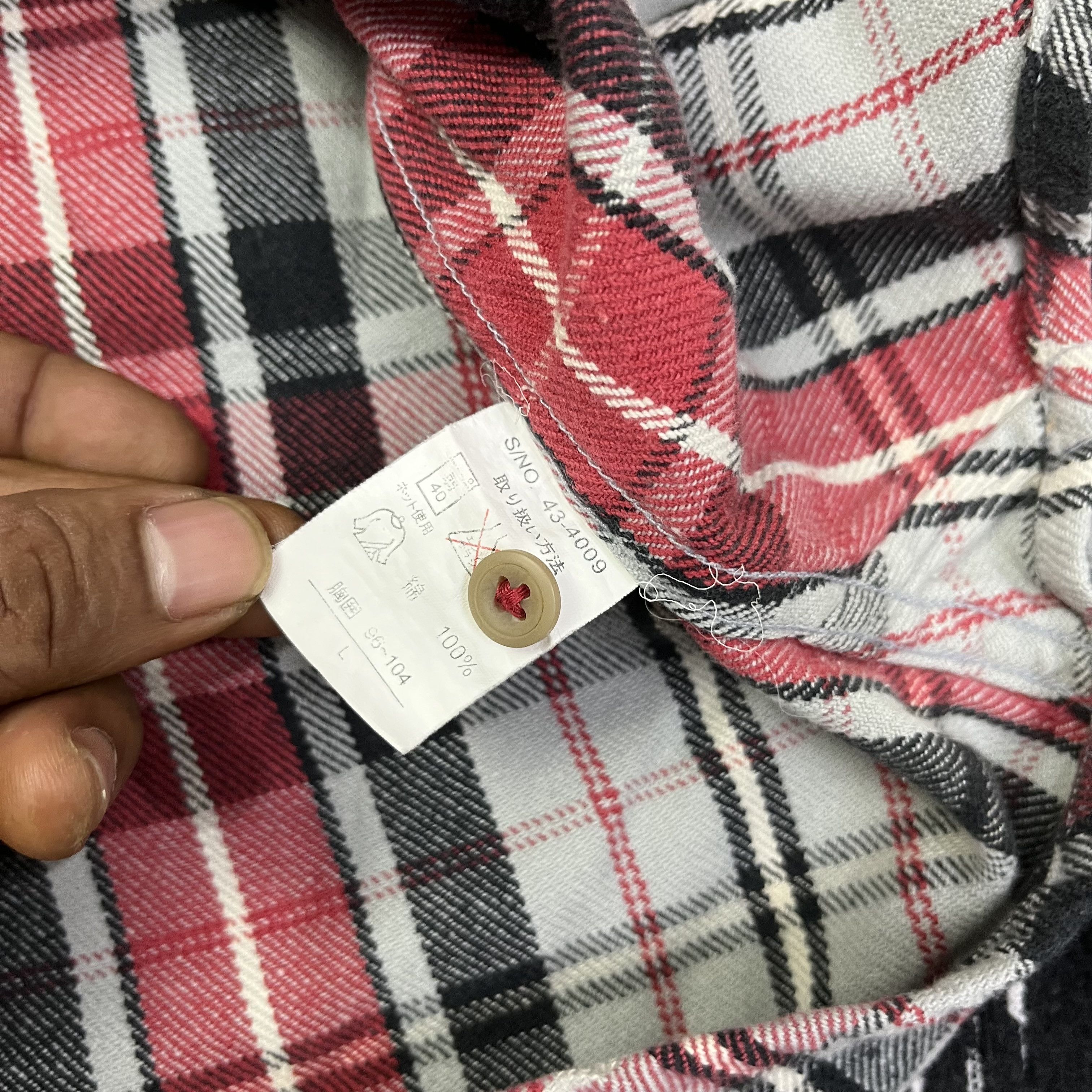 Flannel × Vintage Beelsw where long sleeve flannel Size US L / EU 52-54 / 3 - 4 Thumbnail