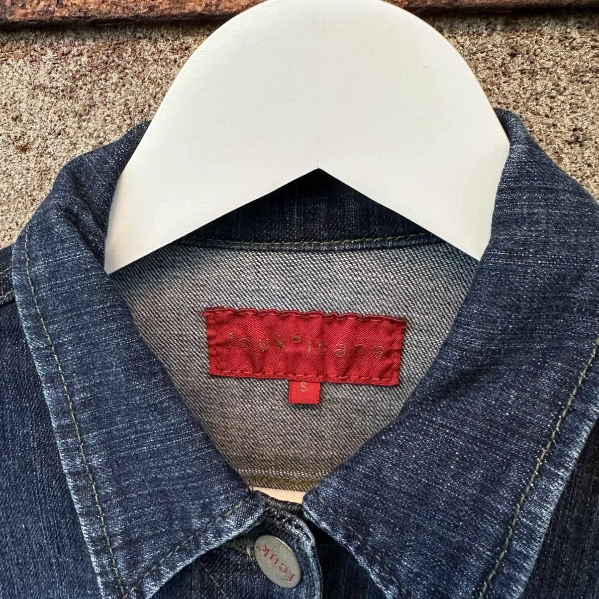 FCUK Vintage Women’s Fcuk Denim Jacket Size S Y2K 00s USA Size S / US 4 / IT 40 - 7 Thumbnail