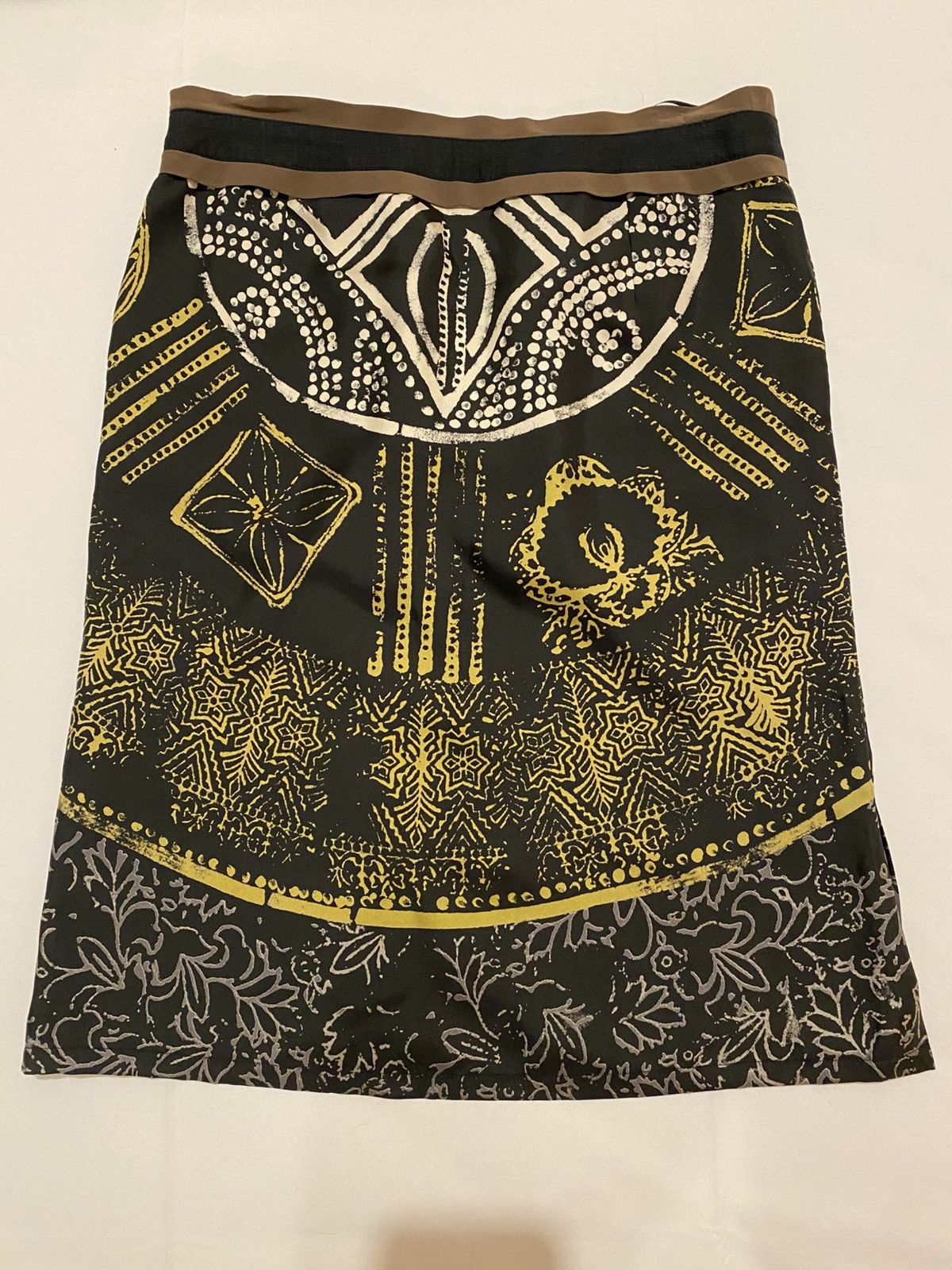 Designer × Etro Etro crazy mini skirts size 38 print made in italy silk lino Size 27" / US 4 / IT 40 - 7 Thumbnail