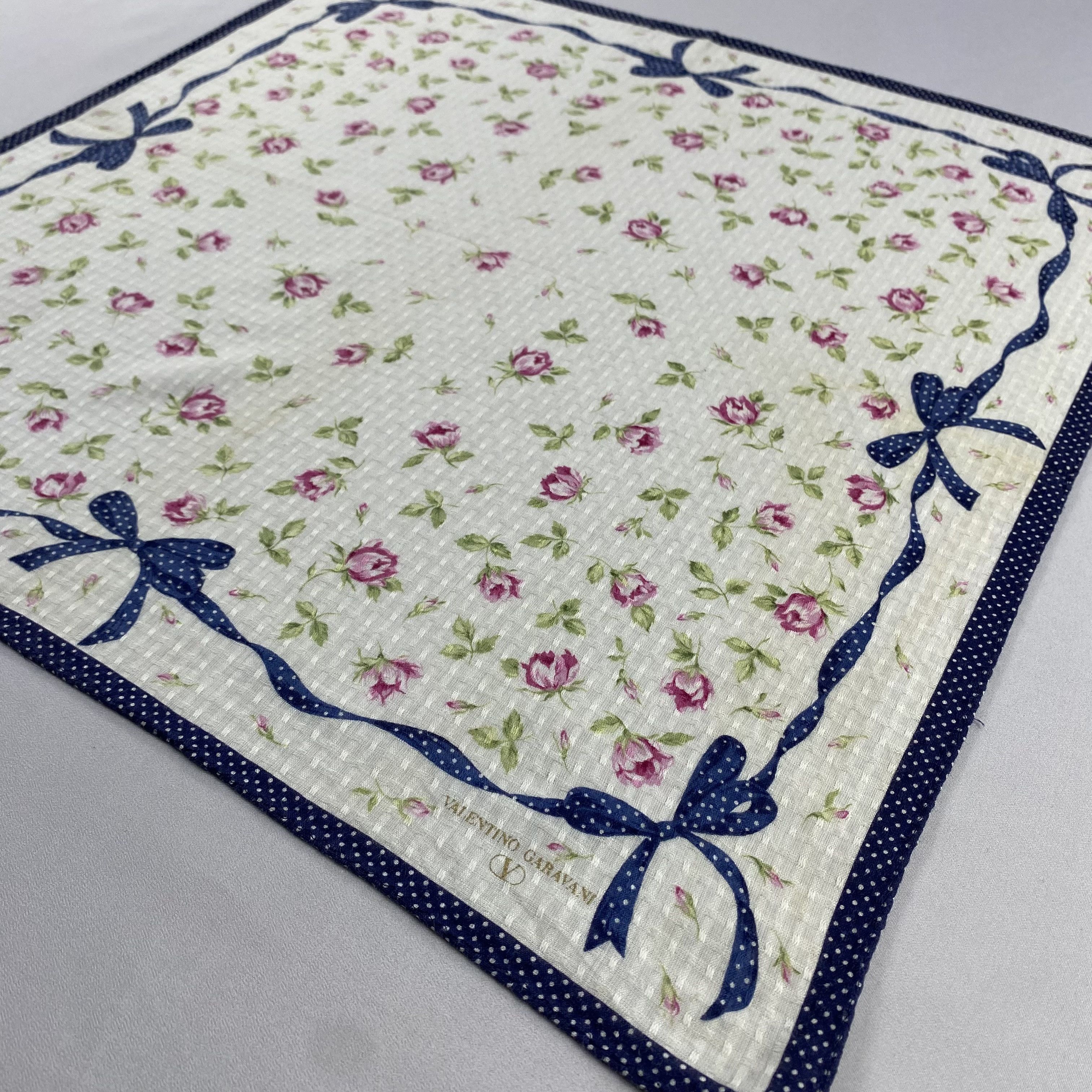 Valentino × Vintage Valentino Garavani Handkerchief / Neckerchief-P865 Size ONE SIZE - 2 Thumbnail
