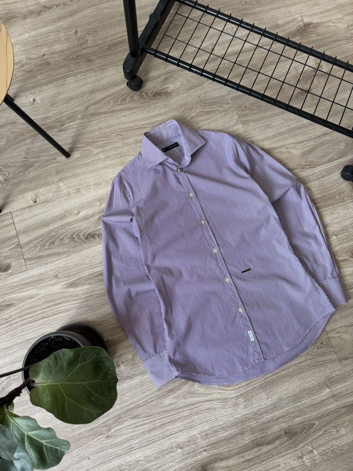 Dsquared2 Dsquared2 Striped Button Up Shirt Size US M / EU 48-50 / 2 - 2 Thumbnail