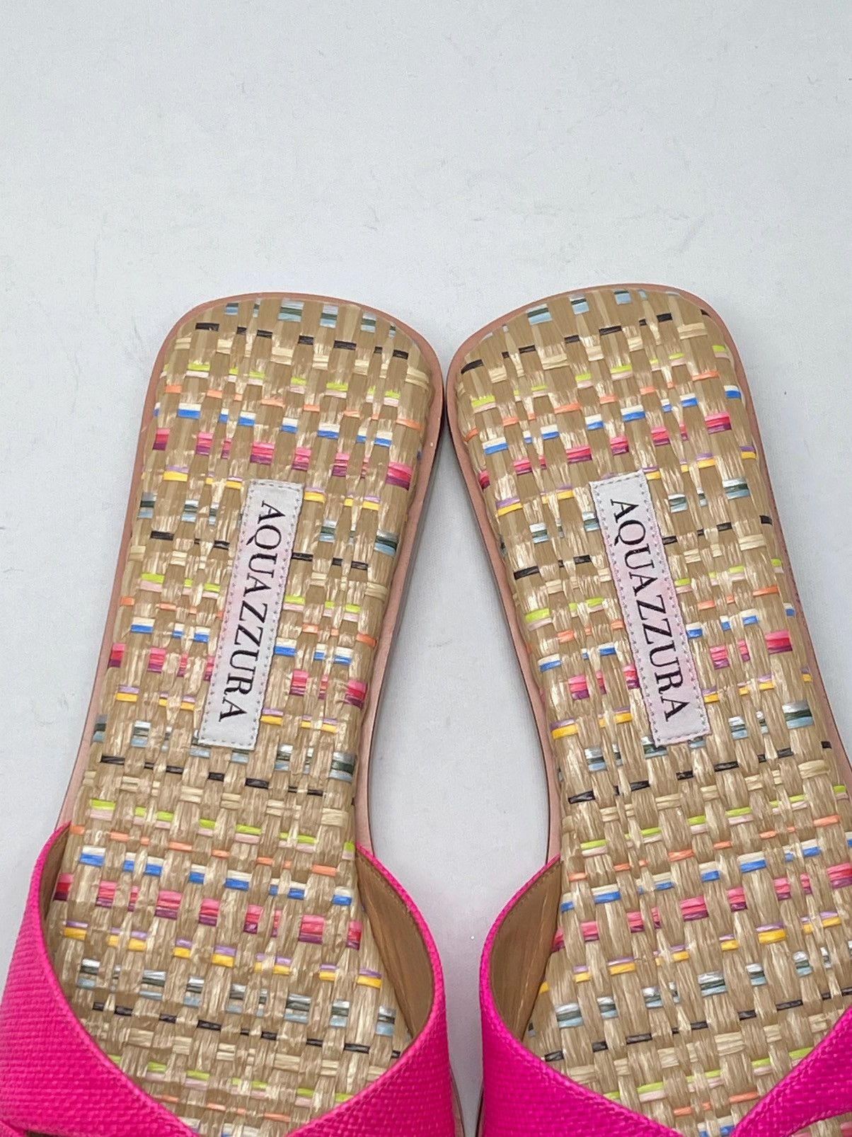Aquazzura Aquazzura Villette Textile Flat Sandals size 38 Size US 8 / IT 38 - 4 Thumbnail