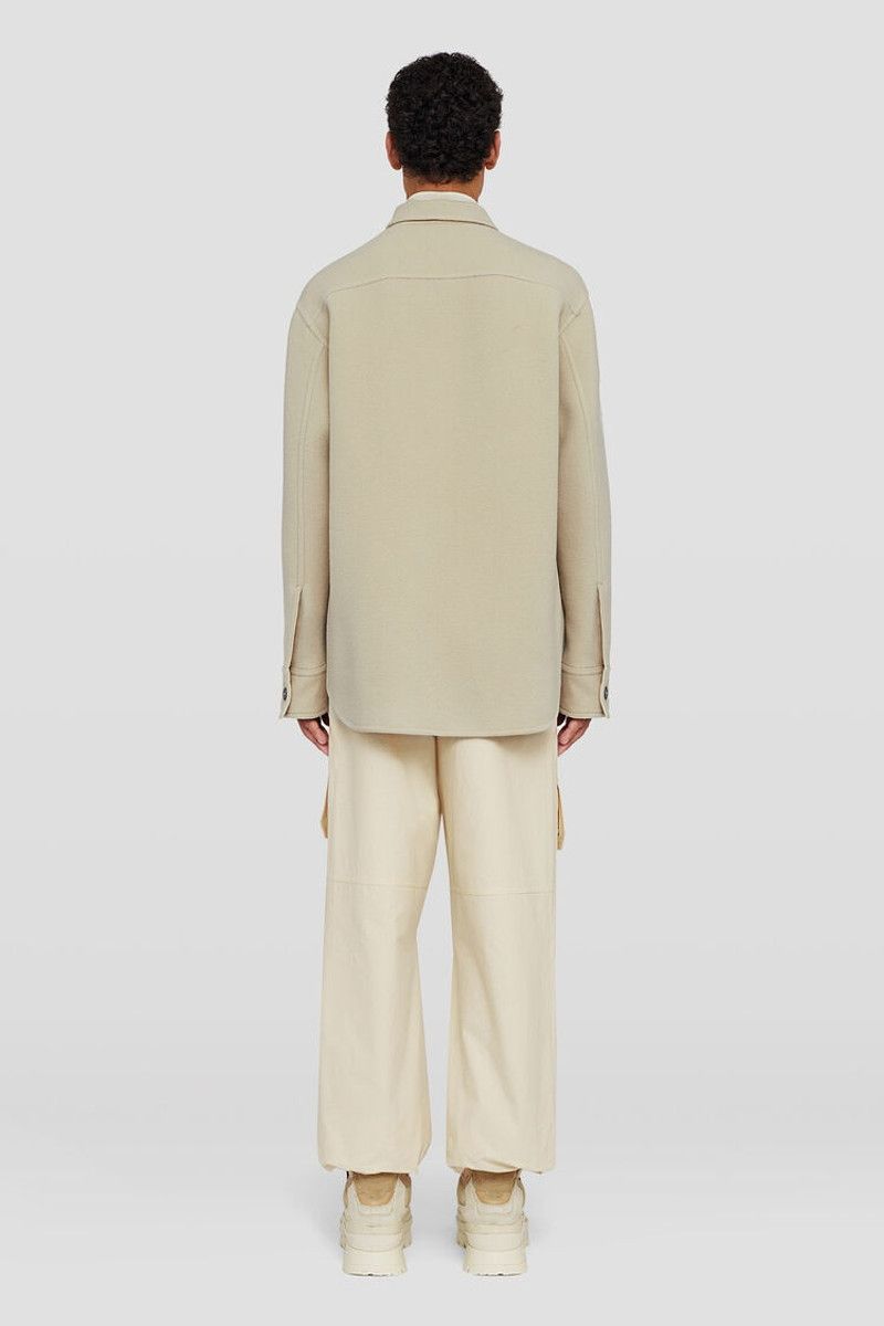 Jil Sander o1loc1c0426 Shirt Jacket in Beige Size US S / EU 44-46 / 1 - 4 Thumbnail