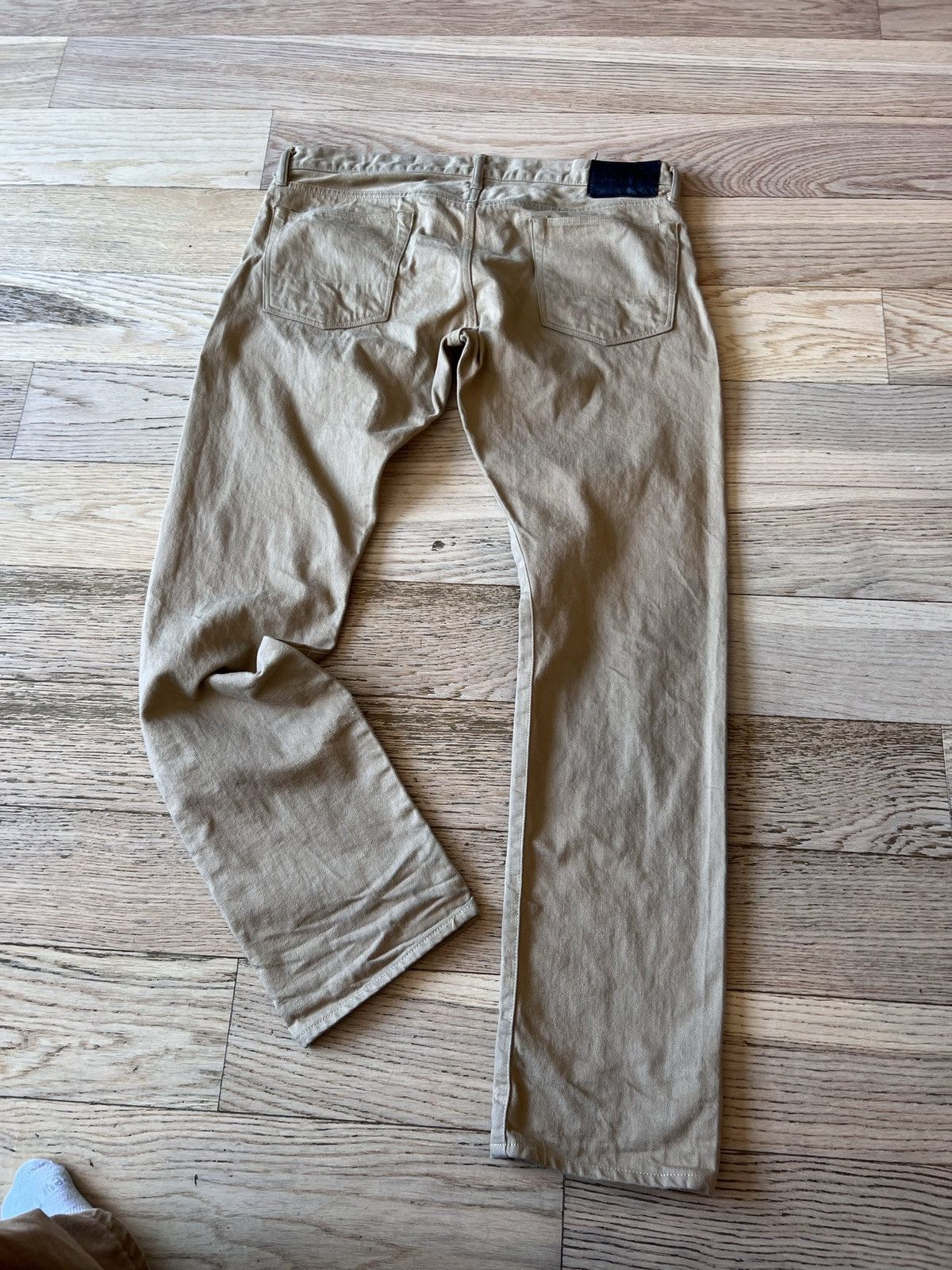 Fabric Brand & Co. × Japanese Brand × Vintage Vintage Fabric Brand & Co Selvidge Slim Fit Panta Japan Size US 38 / EU 54 - 2 Thumbnail