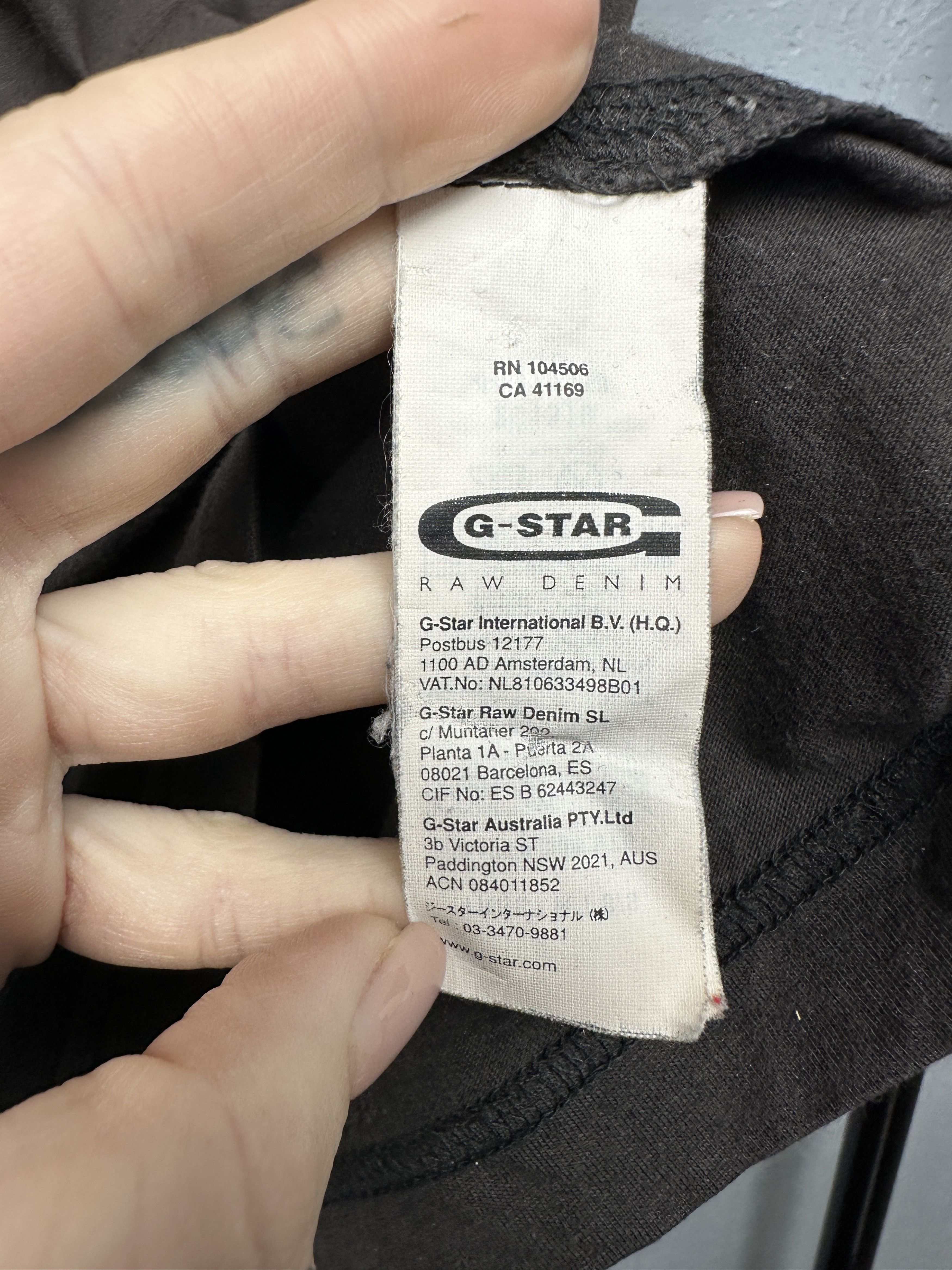 G-Star × Vintage G Star Raw Vintage Mens Trest T-Shirt Tee Y2K Size US L / EU 52-54 / 3 - 4 Thumbnail