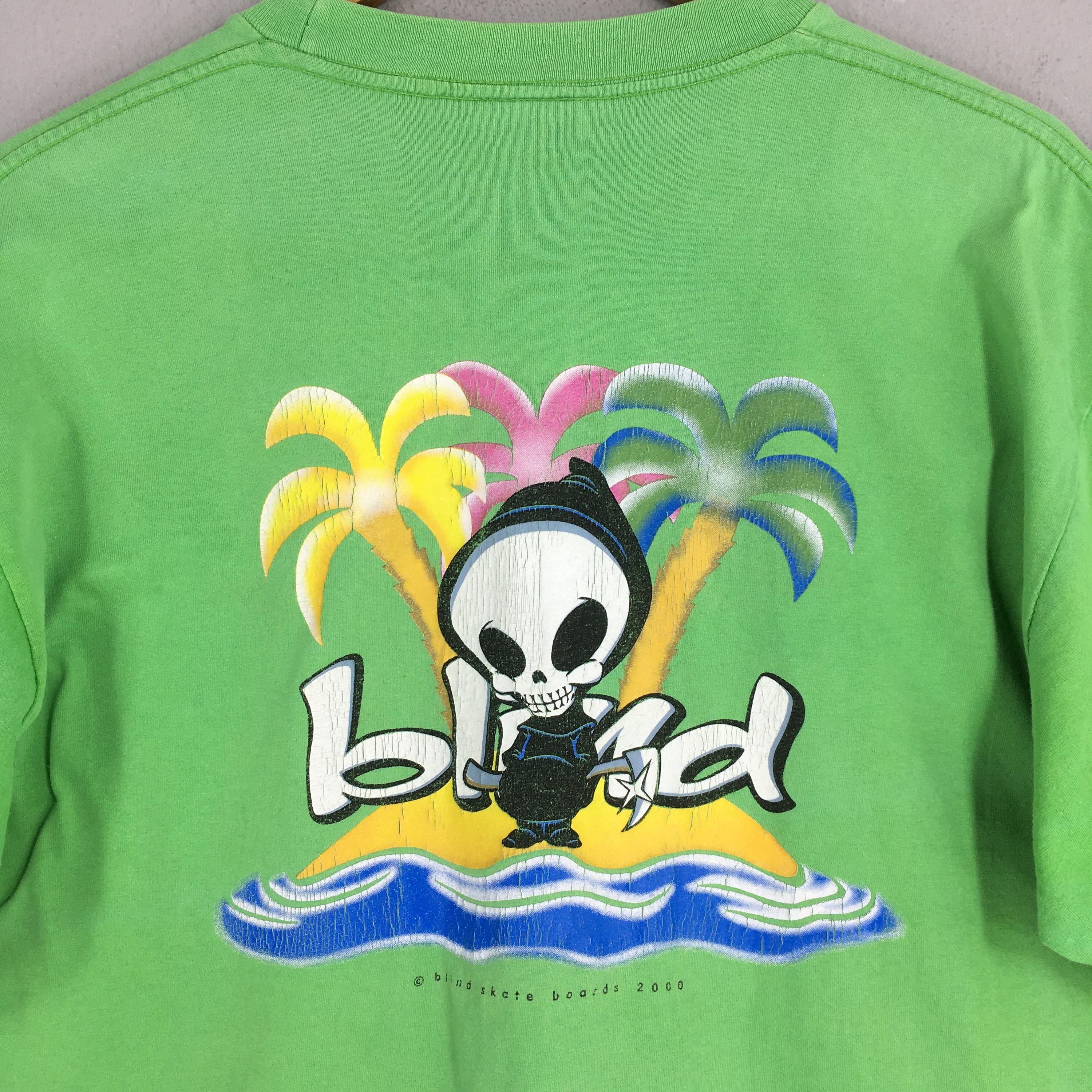 Blind Skateboards Vintage Y2K Menace Blind Skateboard T shirt Medium Size US M / EU 48-50 / 2 - 6 Thumbnail